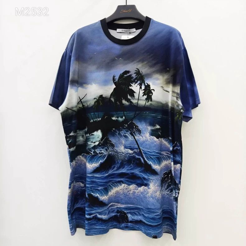 Givenchy Givenchy Hawaiian wave T-shirt Size US M / EU 48-50 / 2 - 1 Thumbnail
