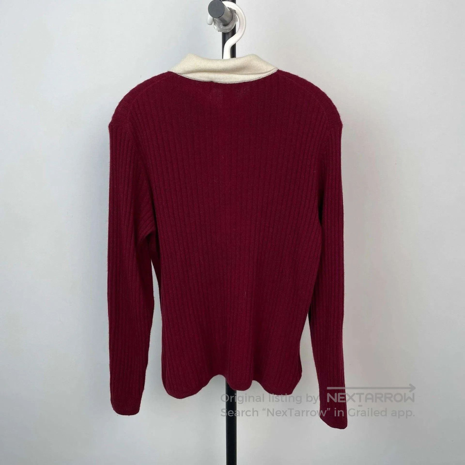 Miu Miu Miu Miu Red Polo Knit Top. Size M / US 6-8 / IT 42-44 - 2 Thumbnail