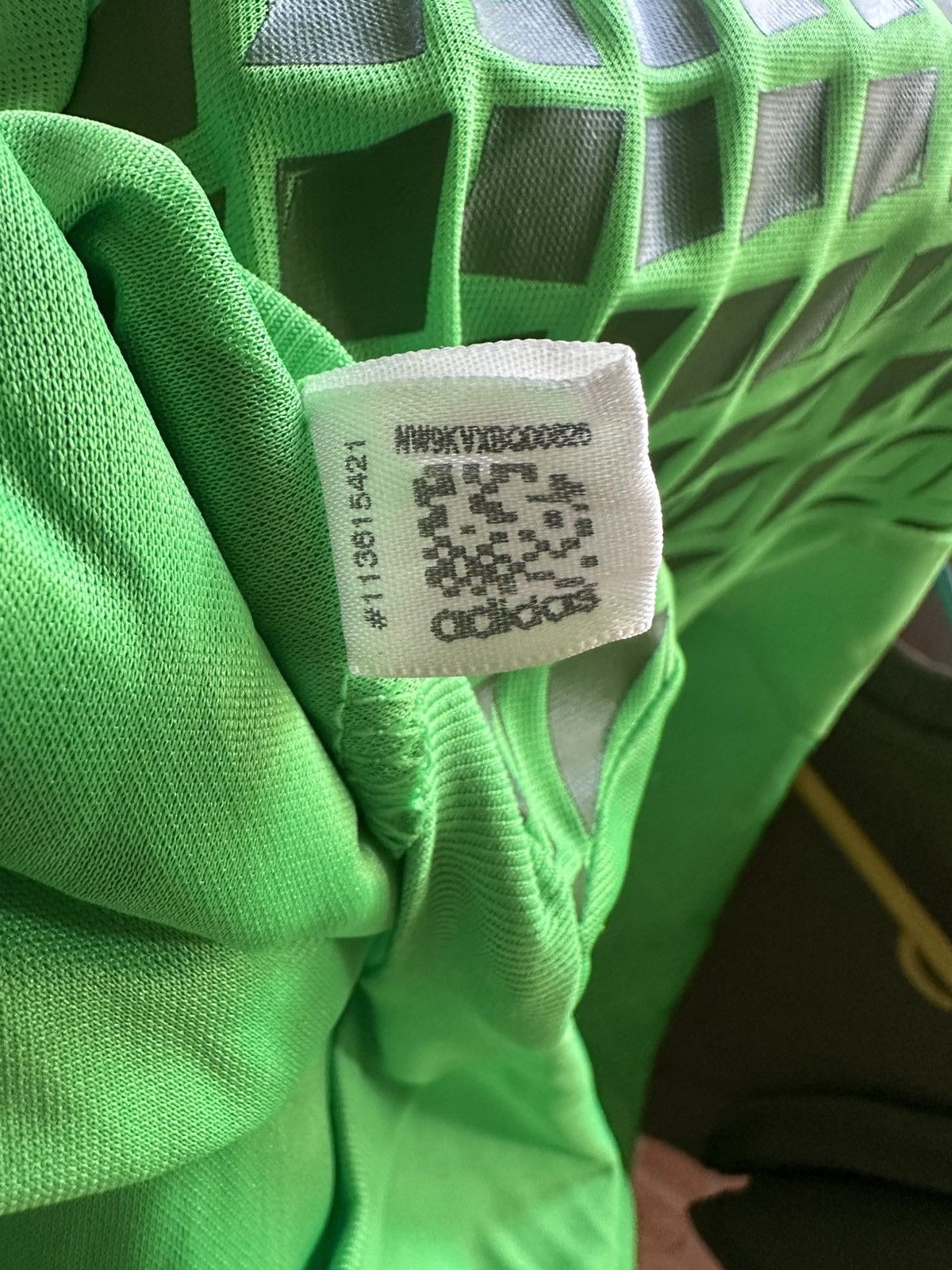 Adidas Courtois Adidas Football Jersey Size US XL / EU 56 / 4 - 7 Thumbnail