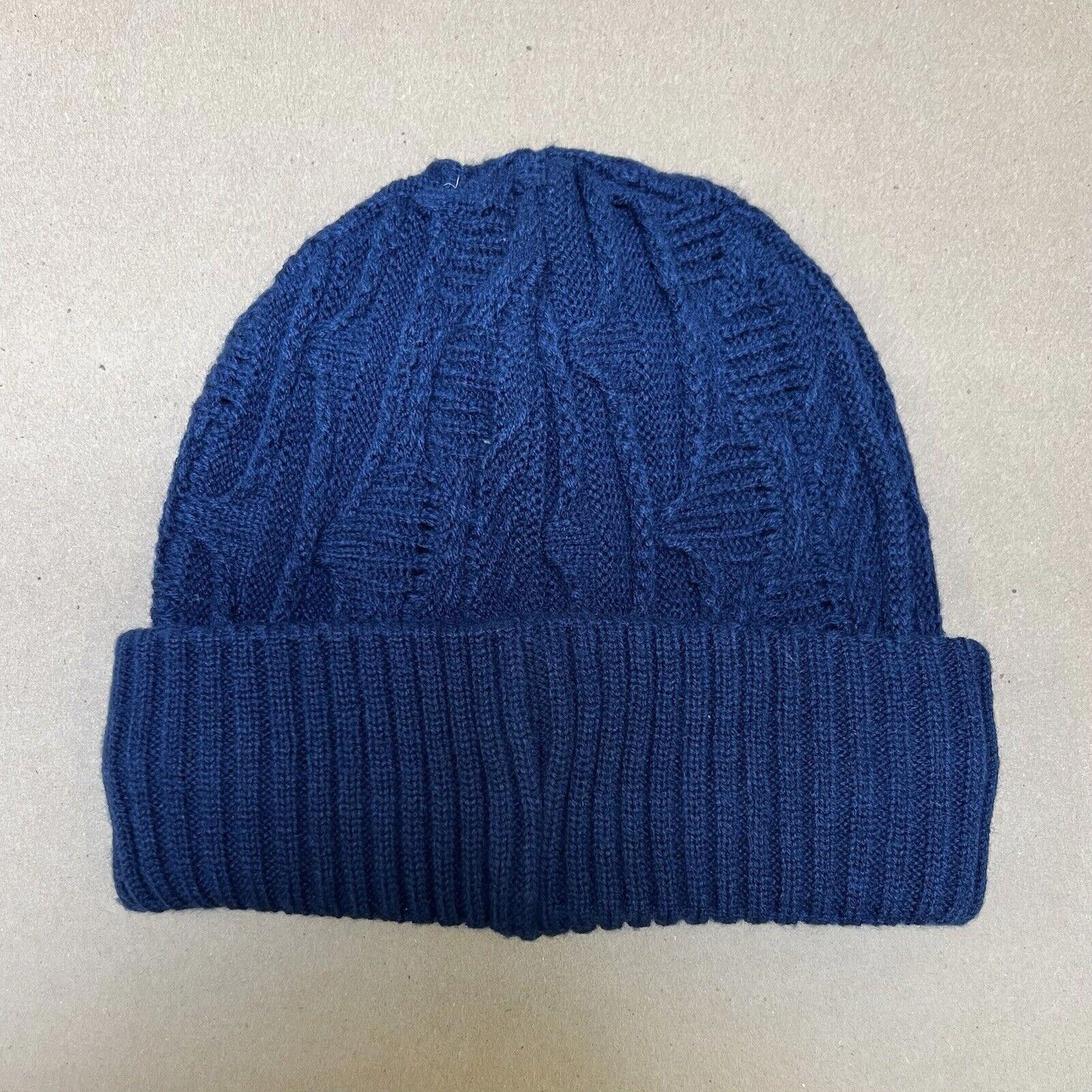 Supreme FW13 Supreme Cosby Beanie Navy Rare Upside Down Logo 2013 Size ONE SIZE - 6 Thumbnail