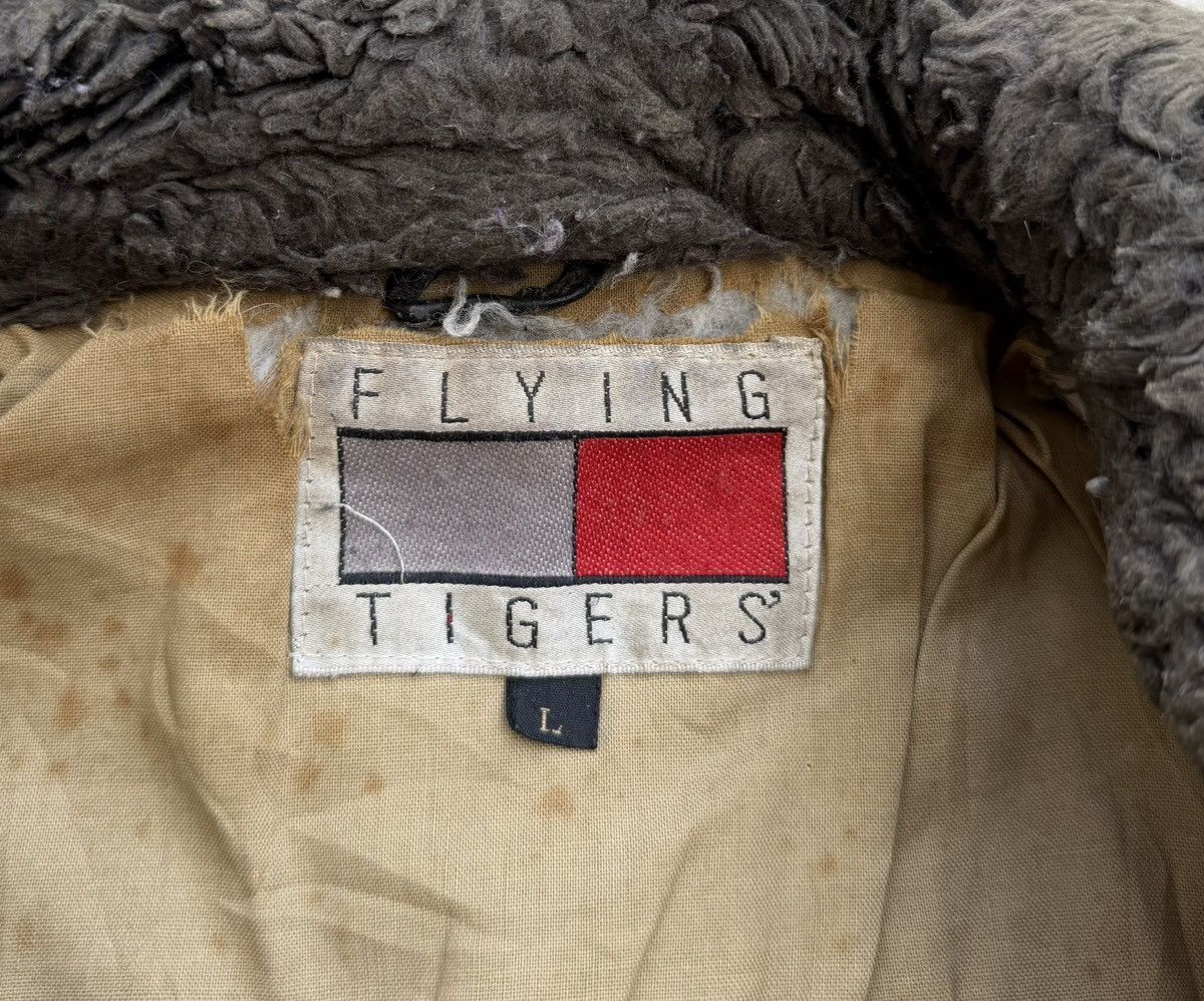 Genuine Leather Vintage Flying Tigers G-1 Leather Bomber Flight Jacket Size US L / EU 52-54 / 3 - 12 Thumbnail