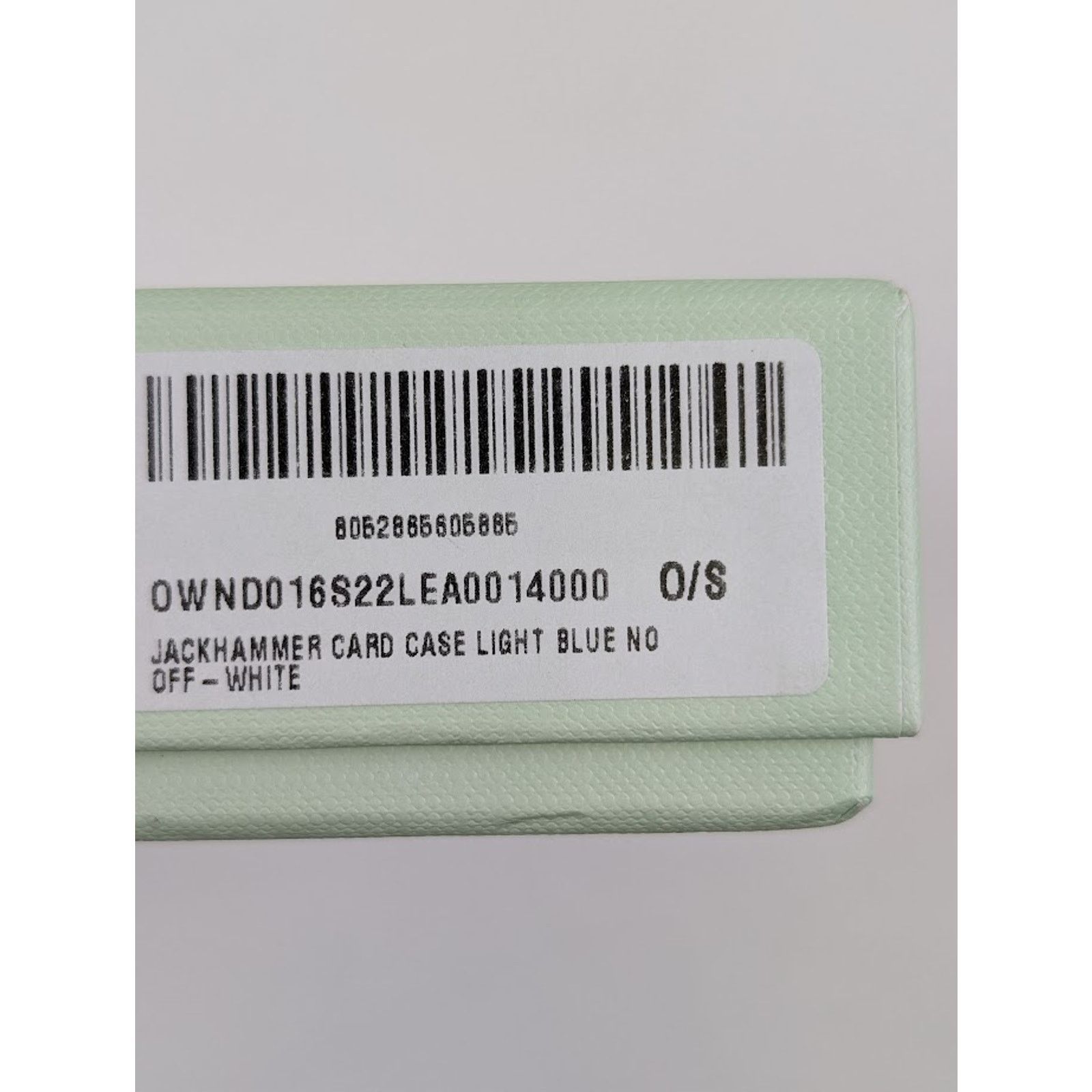 Off-White o1rshd1 DUP / Size: OS / Jack Hammer Card Case in Light Blue Size ONE SIZE - 9 Thumbnail