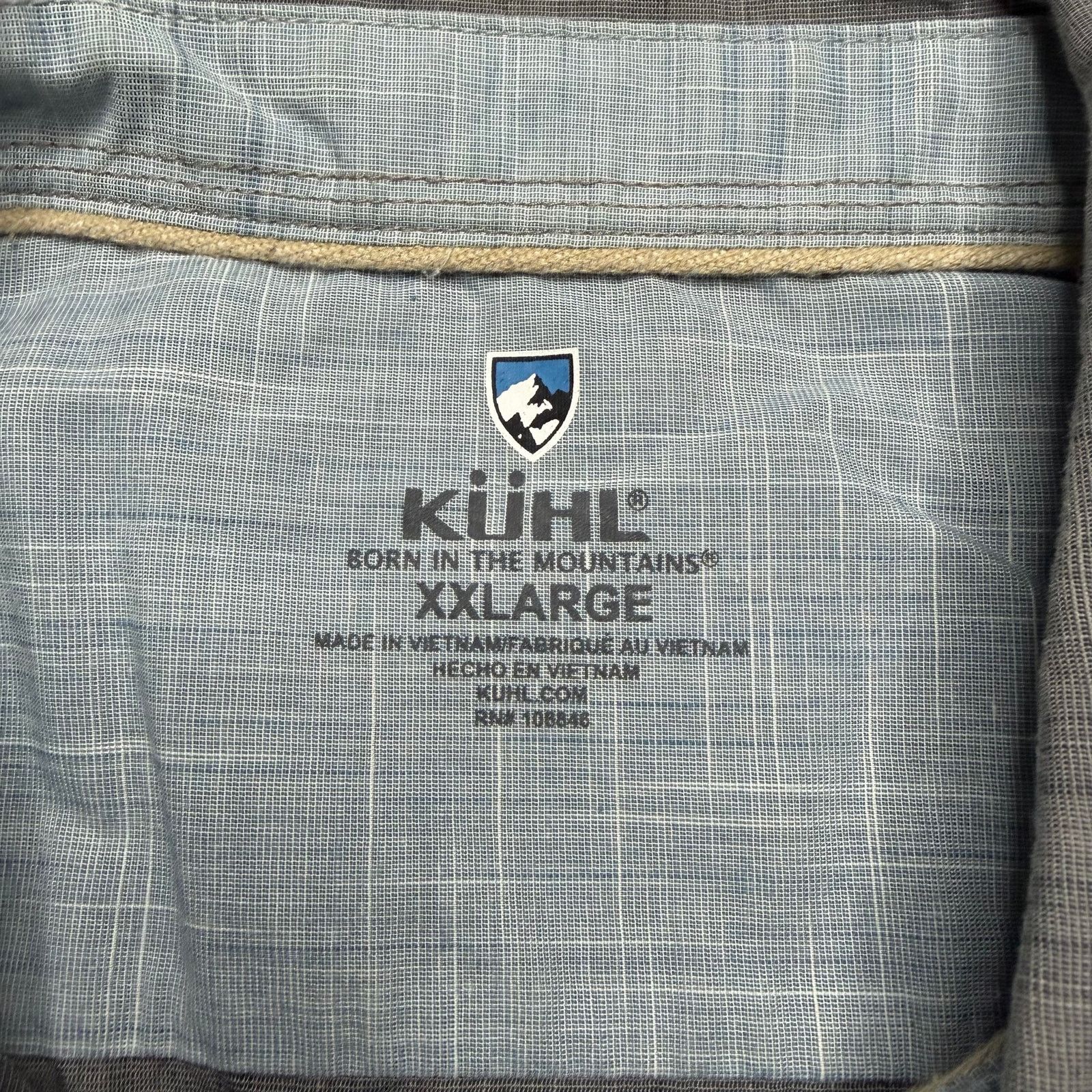 Kuhl Kuhl Button Up Shirt Men’s XL Gray Short Sleeve Outdoor Size US XL / EU 56 / 4 - 3 Thumbnail