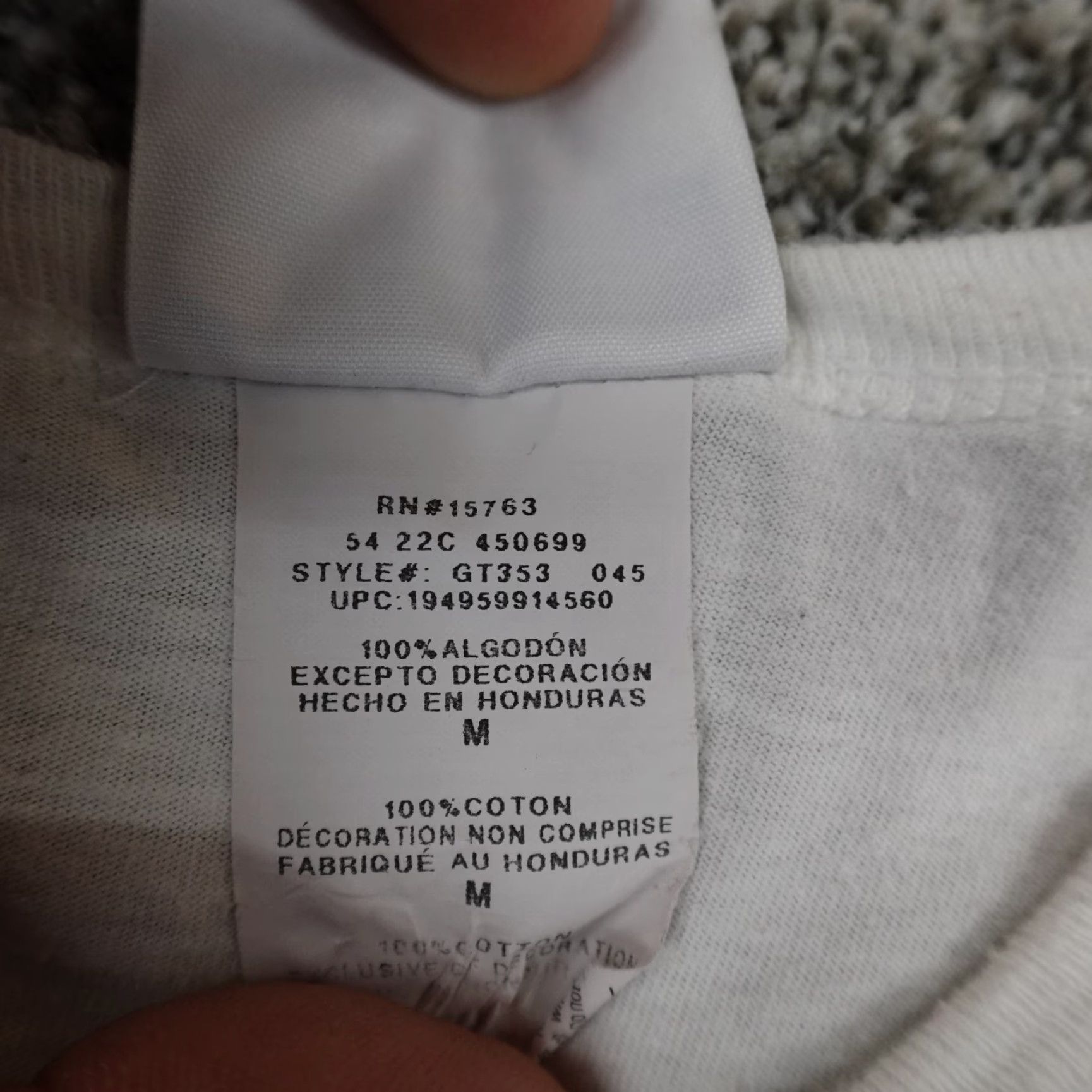 Champion Champion Shirt Mens Medium White Yellow Preppy Casual Athletic Active Cotton Size US M / EU 48-50 / 2 - 6 Thumbnail