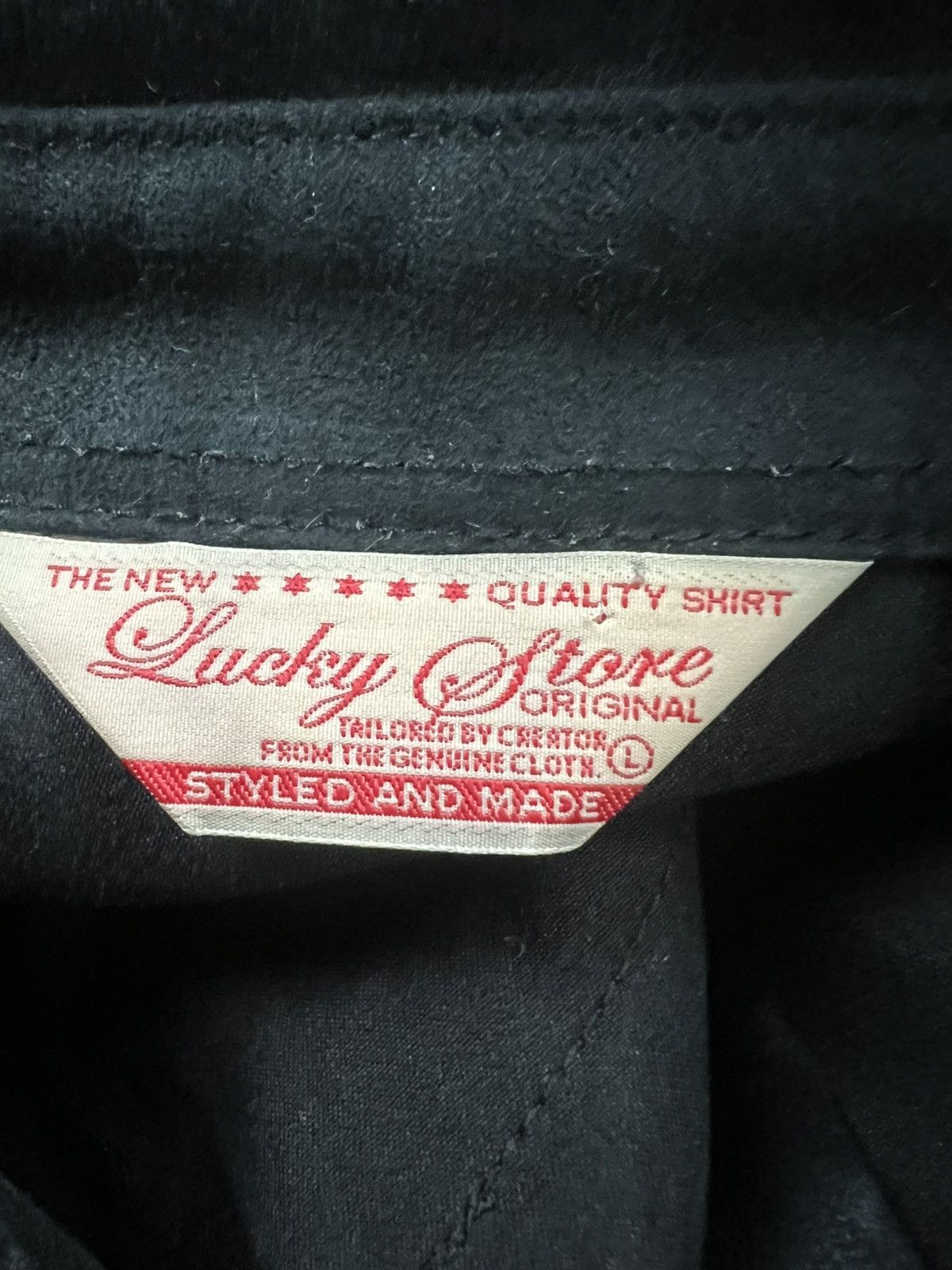 Japanese Brand Lucky Store Men’s Like-Suede Western Shirts Size US L / EU 52-54 / 3 - 5 Thumbnail