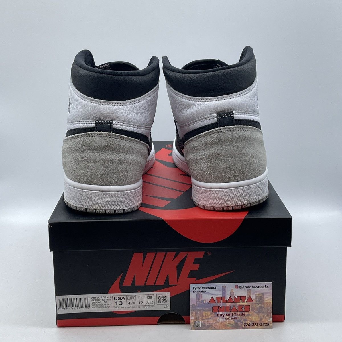 Nike Air Jordan 1 high OG stage haze Size US 13 / EU 46 - 3 Thumbnail