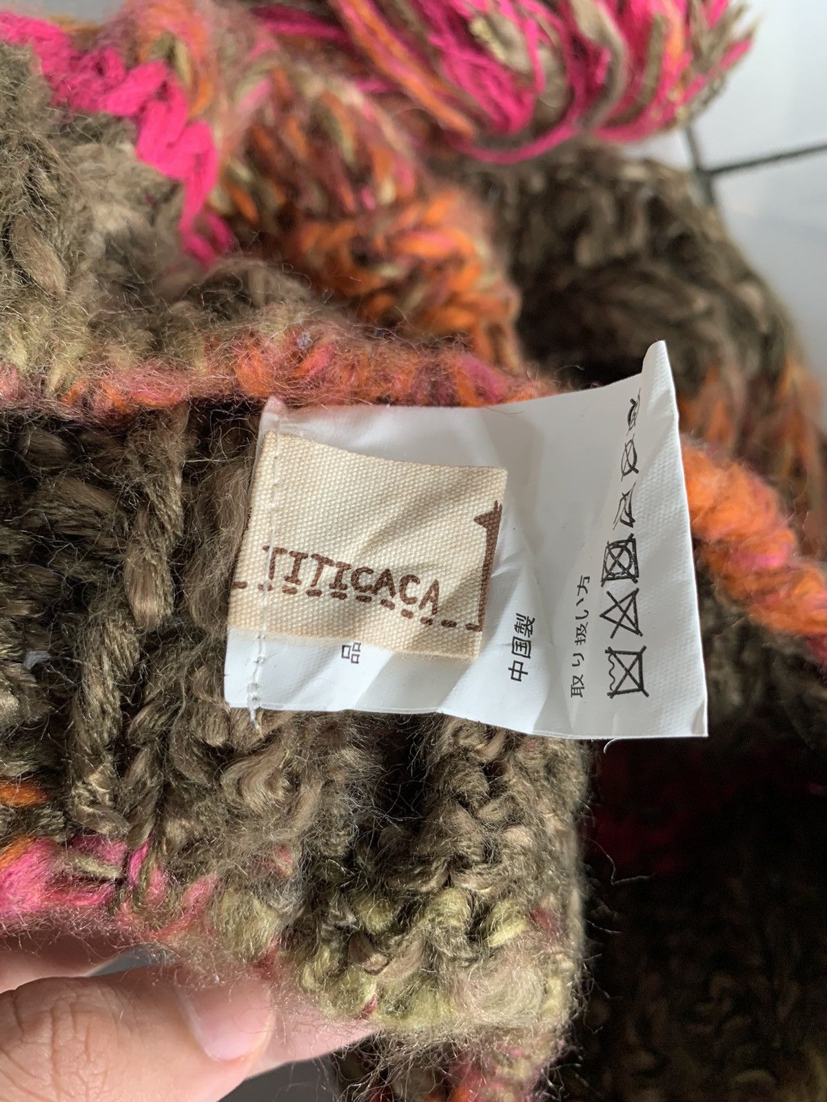Japanese Brand × Kapital × Vintage Titicaca Multicolour Crochet Knit Beanie Hats Size ONE SIZE - 6 Thumbnail