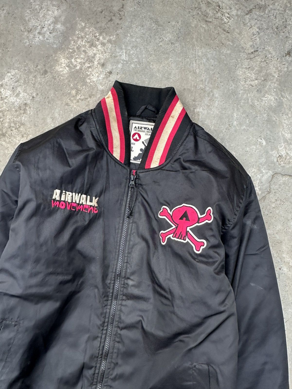 Airwalk VintageY2k Airwalk Bomber Jacket Skatewear Size US XL / EU 56 / 4 - 3 Thumbnail
