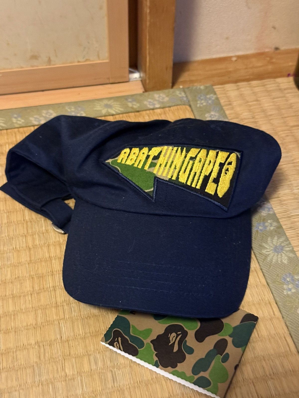 Bape A Bathing Ape Navy Blue Hat Size ONE SIZE - 1 Thumbnail