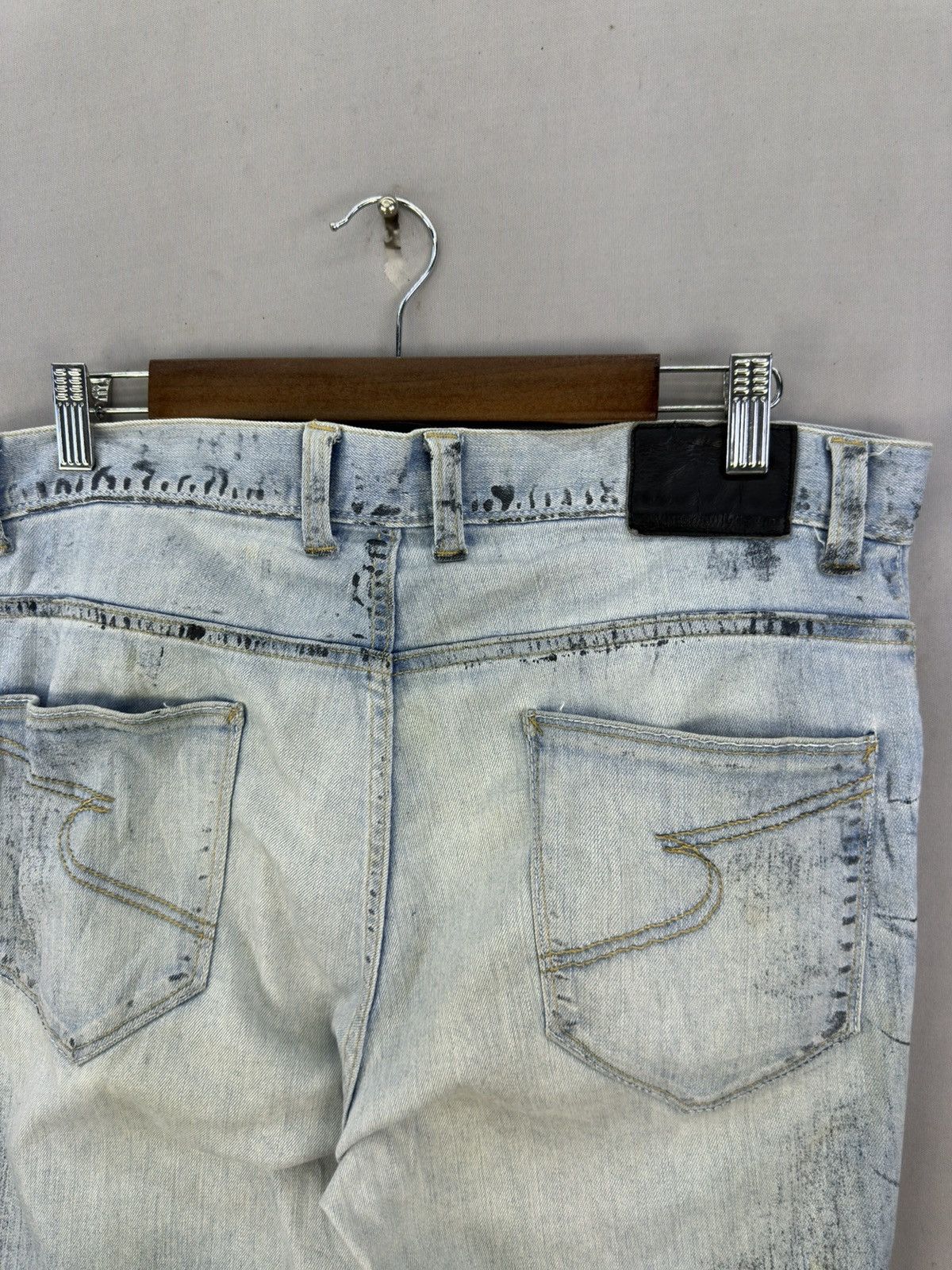 semanticdesign Vintage 90’s Semanticdesign Rare Art Slim Fit Jeans Size US 35 - 6 Thumbnail