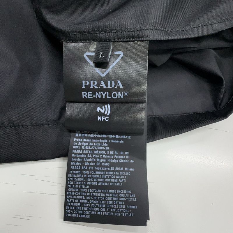 Prada Prada Black Logo Long Sleeve Jacket for Men-2506 Size US L / EU 52-54 / 3 - 1 Thumbnail