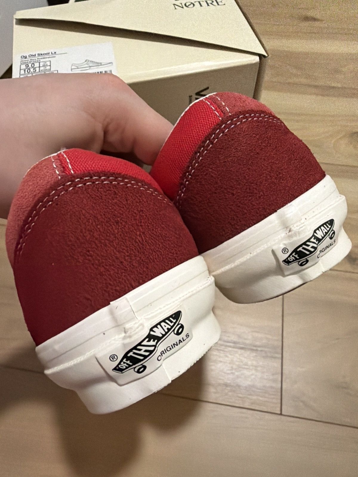 Notre × Vans Vans Notre Mars Red Marshmallow Size US 9 / EU 42 - 7 Thumbnail