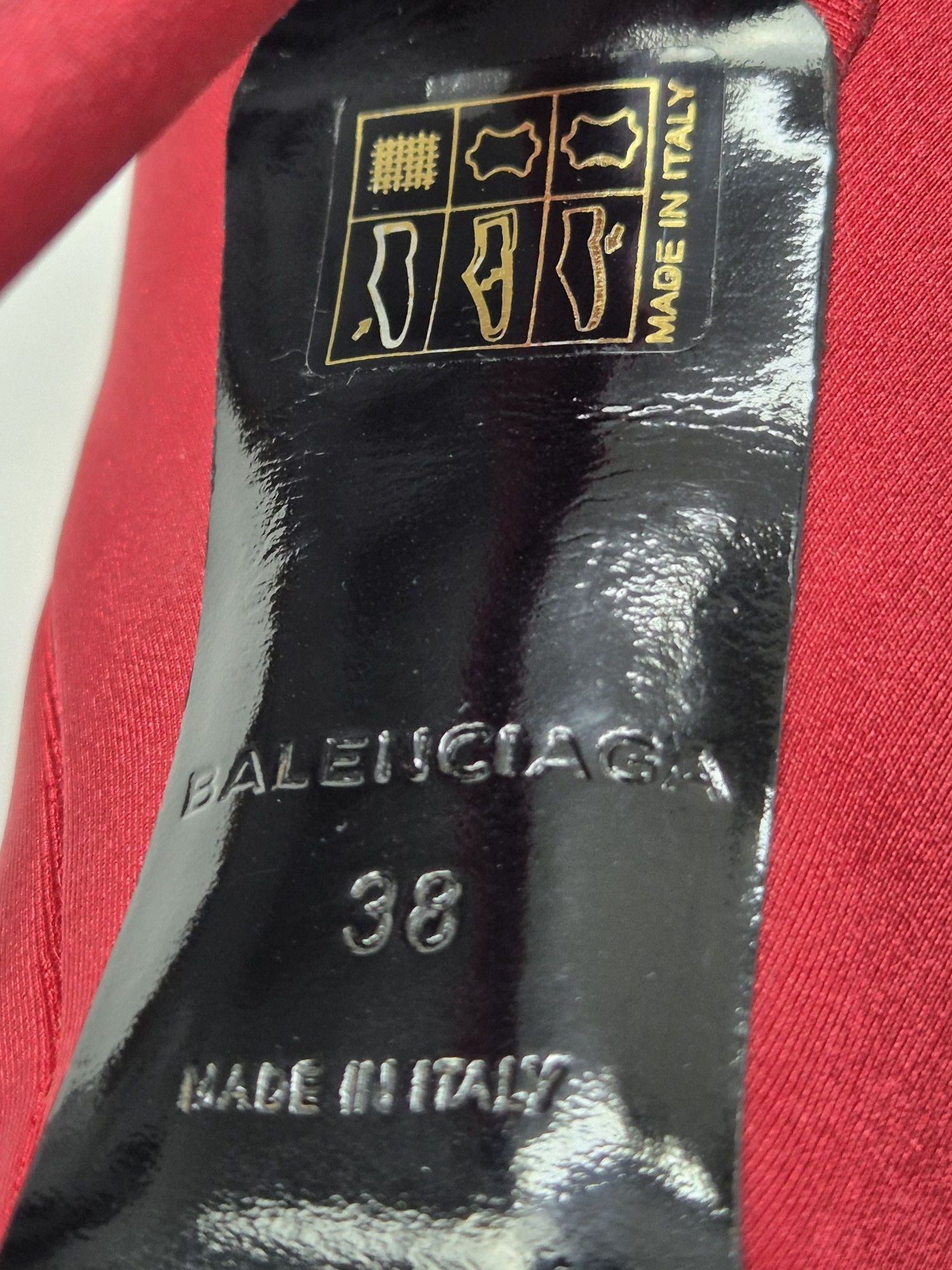 Balenciaga Balenciaga red leggings-high heel shoes Size US 8 / IT 38 - 16 Thumbnail