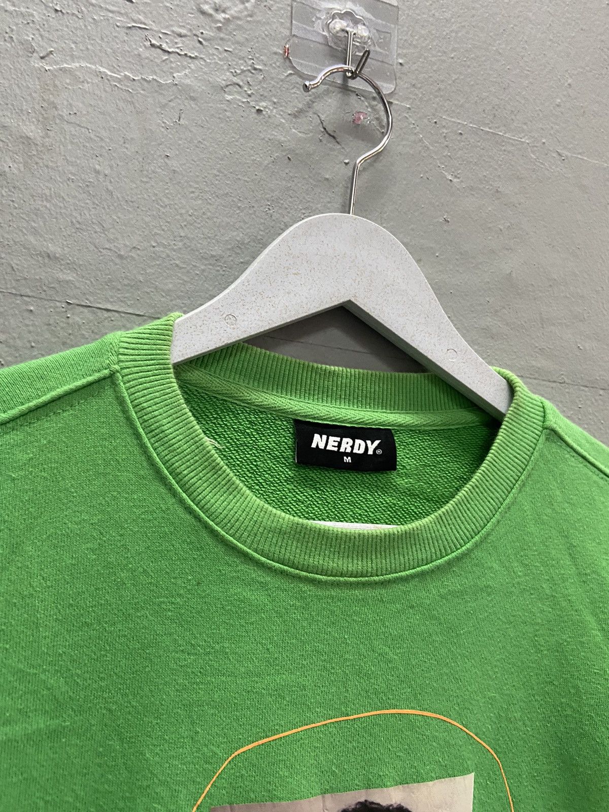 Japanese Brand NERDY STREETWEAR GREEN SWEATSHIRT Size US M / EU 48-50 / 2 - 5 Thumbnail