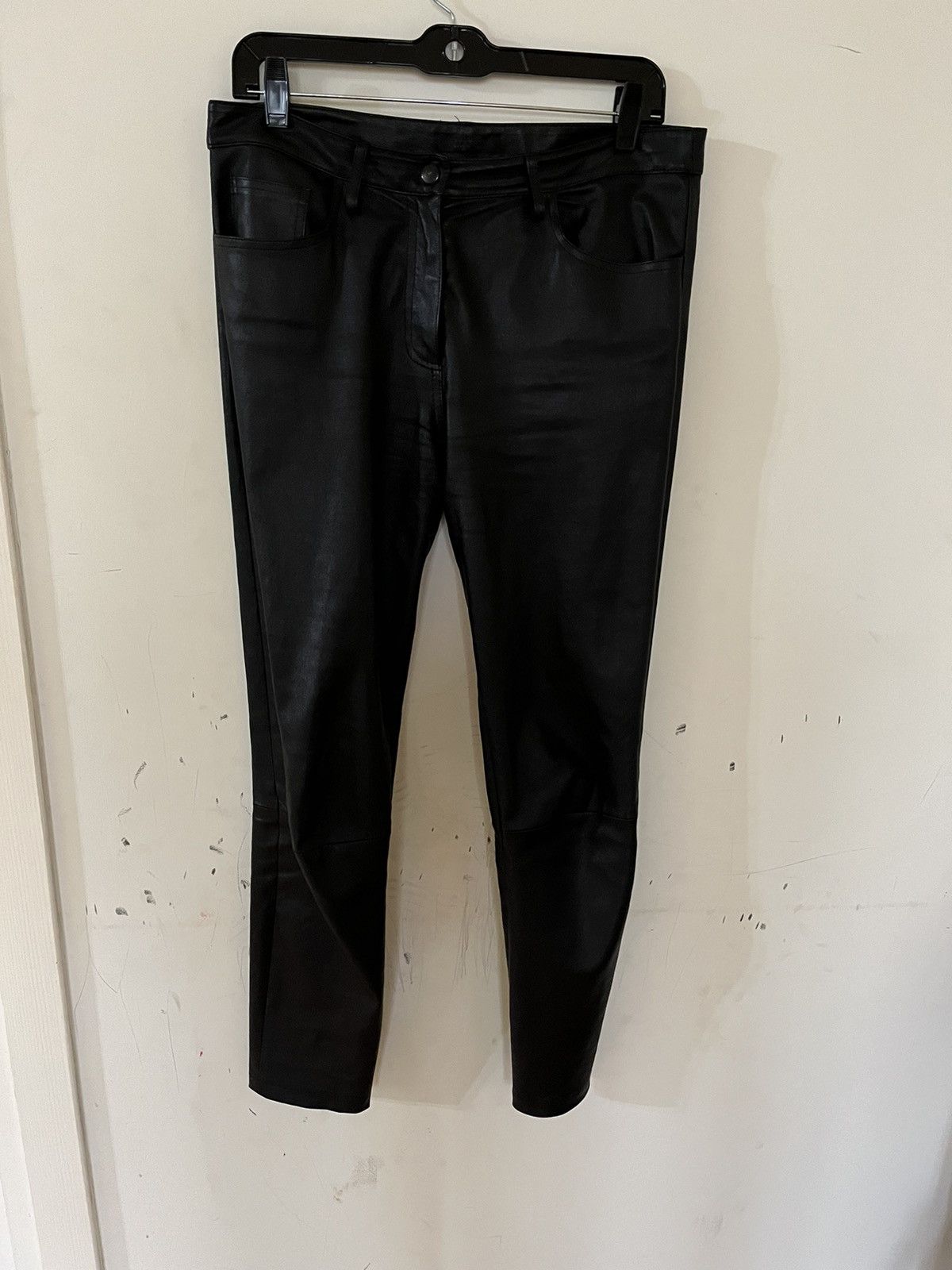 The Row The Row Black leather pants Size 30" / US 8 / IT 44 - 1 Thumbnail