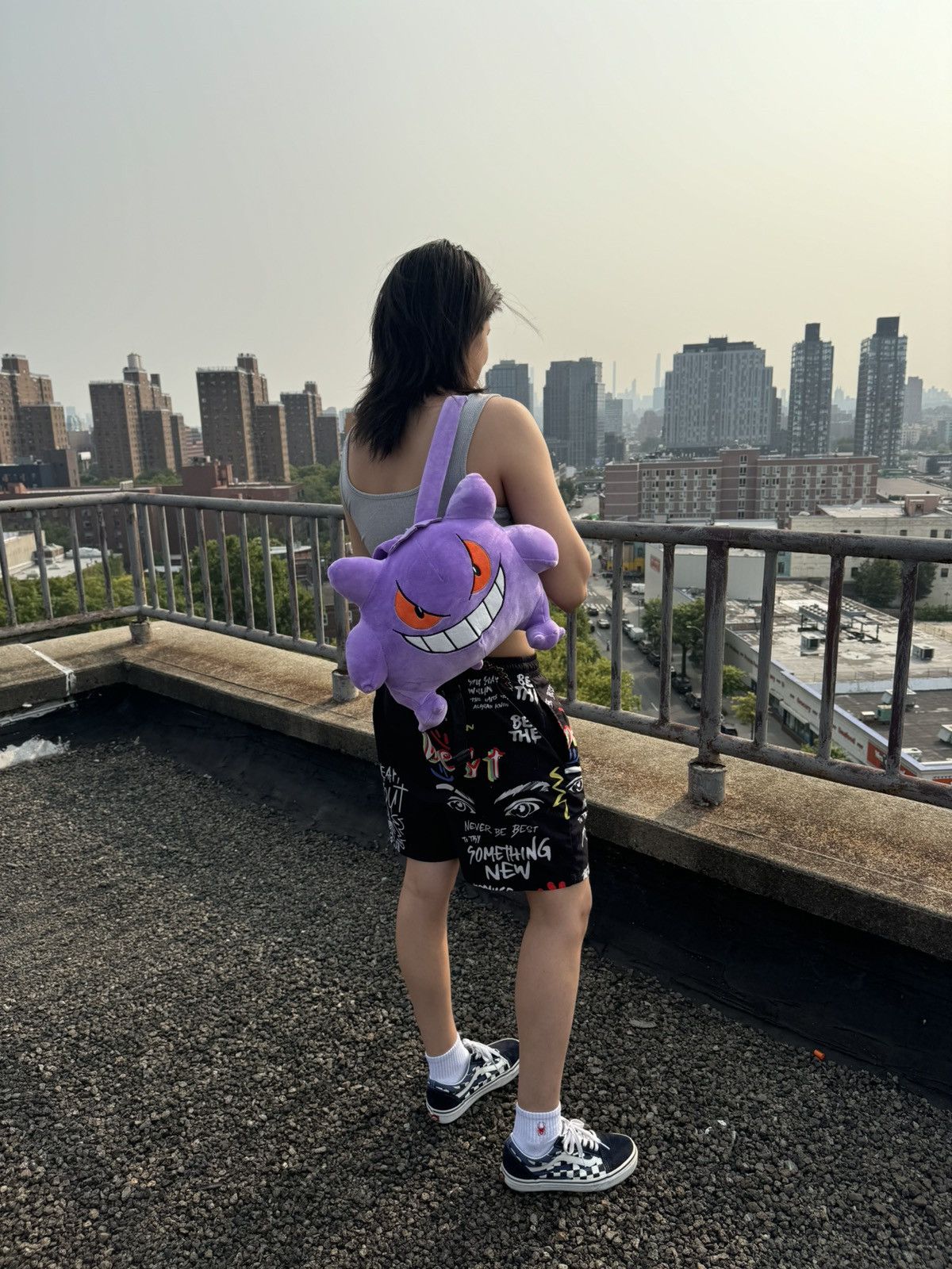 Japanese Brand × Pokemon Gengar Plush Backpack Size ONE SIZE - 6 Thumbnail