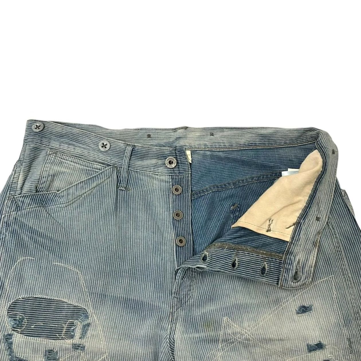 Ralph Lauren RRL Ralph Lauren Pants Blue 32x32 Casual Cotton 5pockets Repaired Men Size US 32 / EU 48 - 4 Thumbnail