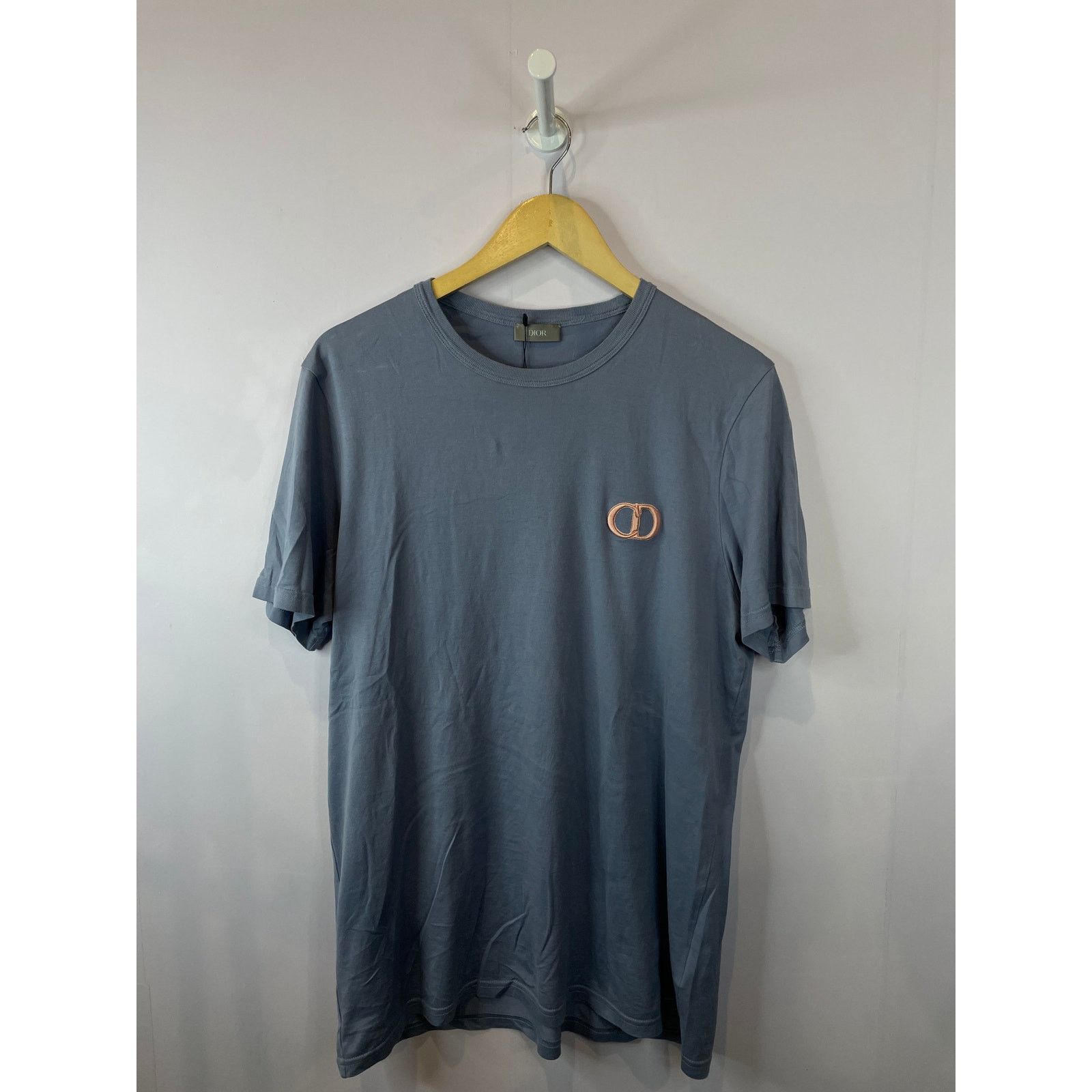 Dior Dior CD Logo Tee Blue Pink Used XL Size US XL / EU 56 / 4 - 1 Thumbnail
