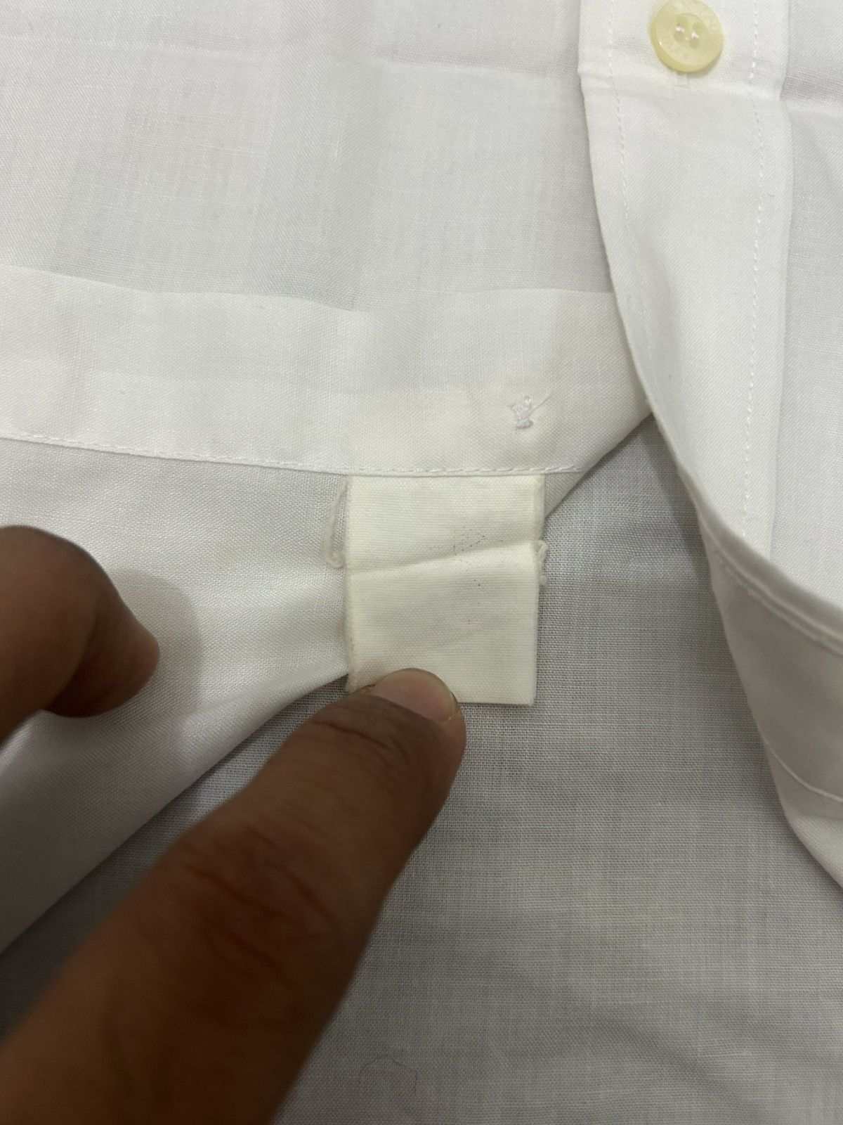 Saint Laurent Paris × Vintage × Yves Saint Laurent Vintage YvesSaintLaurent White Buttom Shirt Size US M / EU 48-50 / 2 - 7 Thumbnail