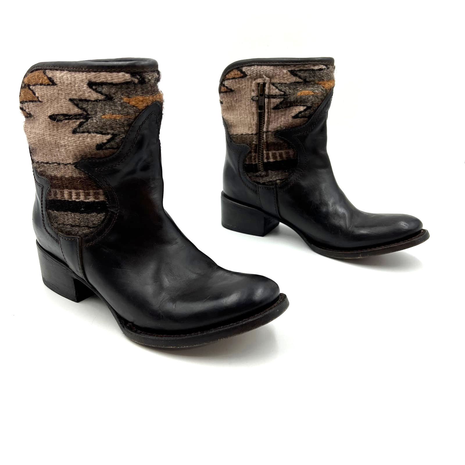 image of Steven Madden Freebird By Steven Shine Boots Dark Brown Ankle Boots, Women's (Size 7)