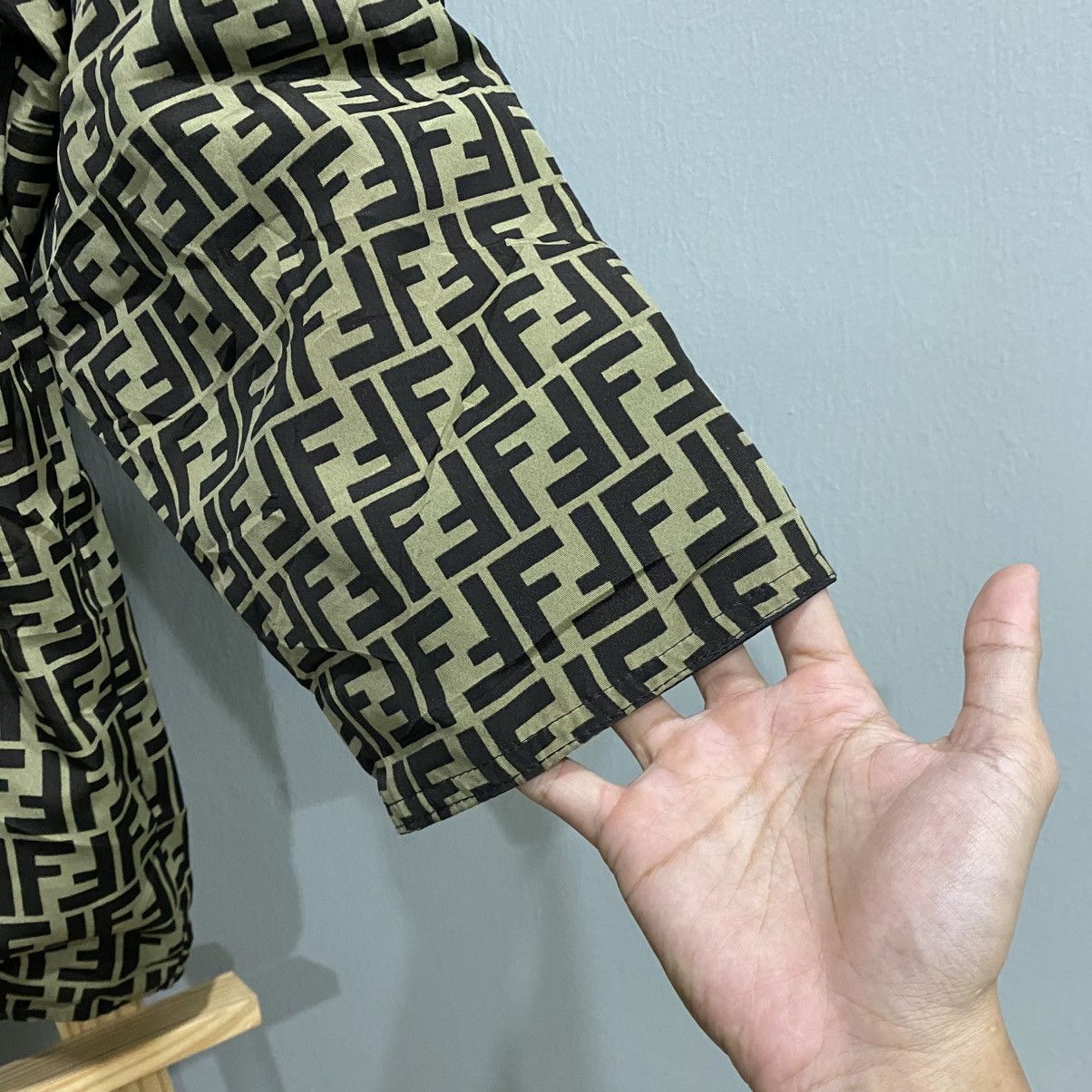 Fendi Vintage Fendi Zucca Monogram Reversible Coach Jacket Size US L / EU 52-54 / 3 - 11 Thumbnail