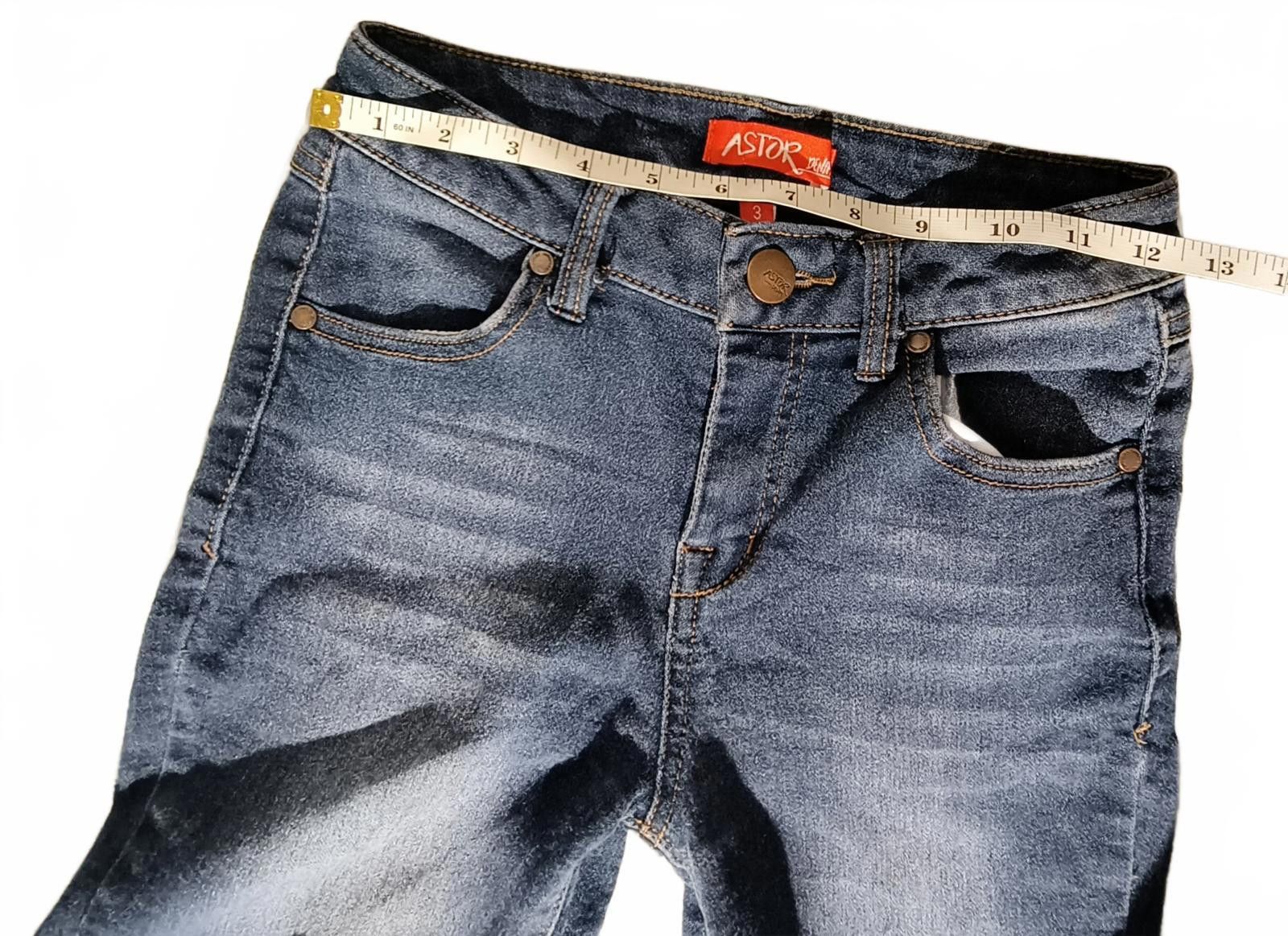 Designer Astor Women's Denim Bootcut Lowrise Blue Jeans Size 3 Size 24" / US 00 / IT 34 - 7 Thumbnail