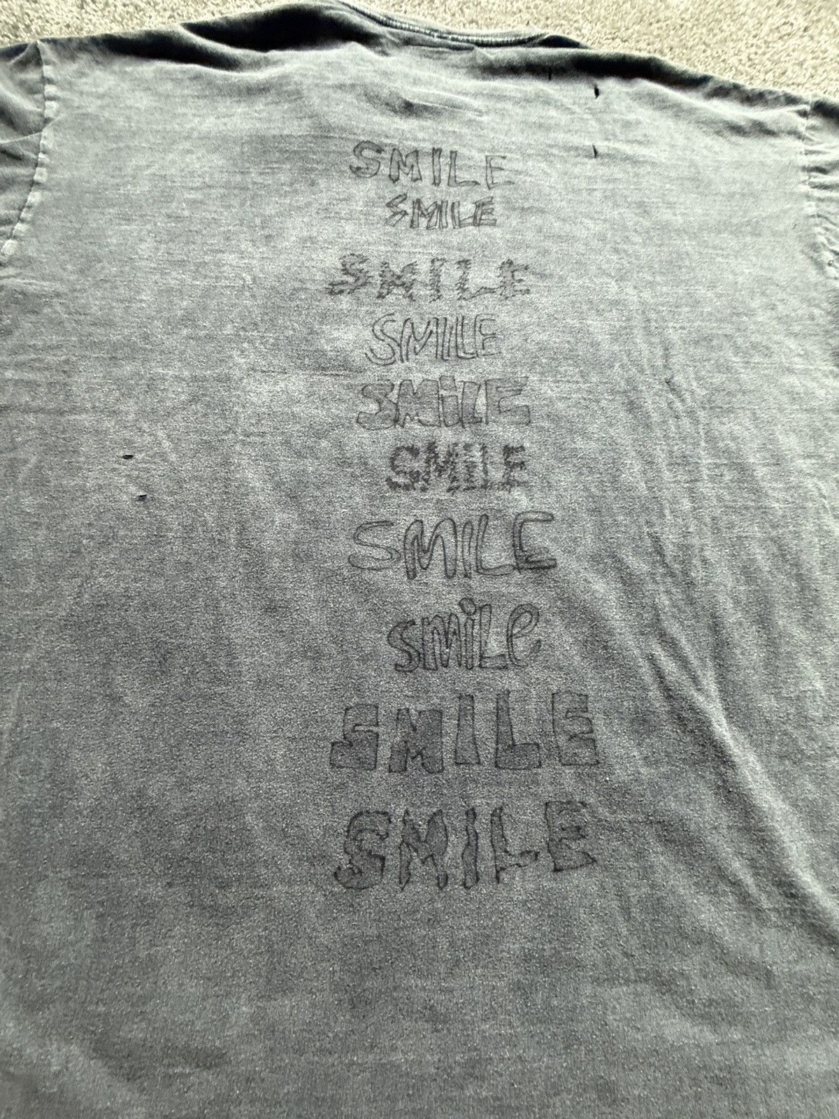 Maison MIHARA YASUHIRO Maison Mihara Yasuhiro bleached smiley graffiti t shirt MMY Size US S / EU 44-46 / 1 - 15 Thumbnail
