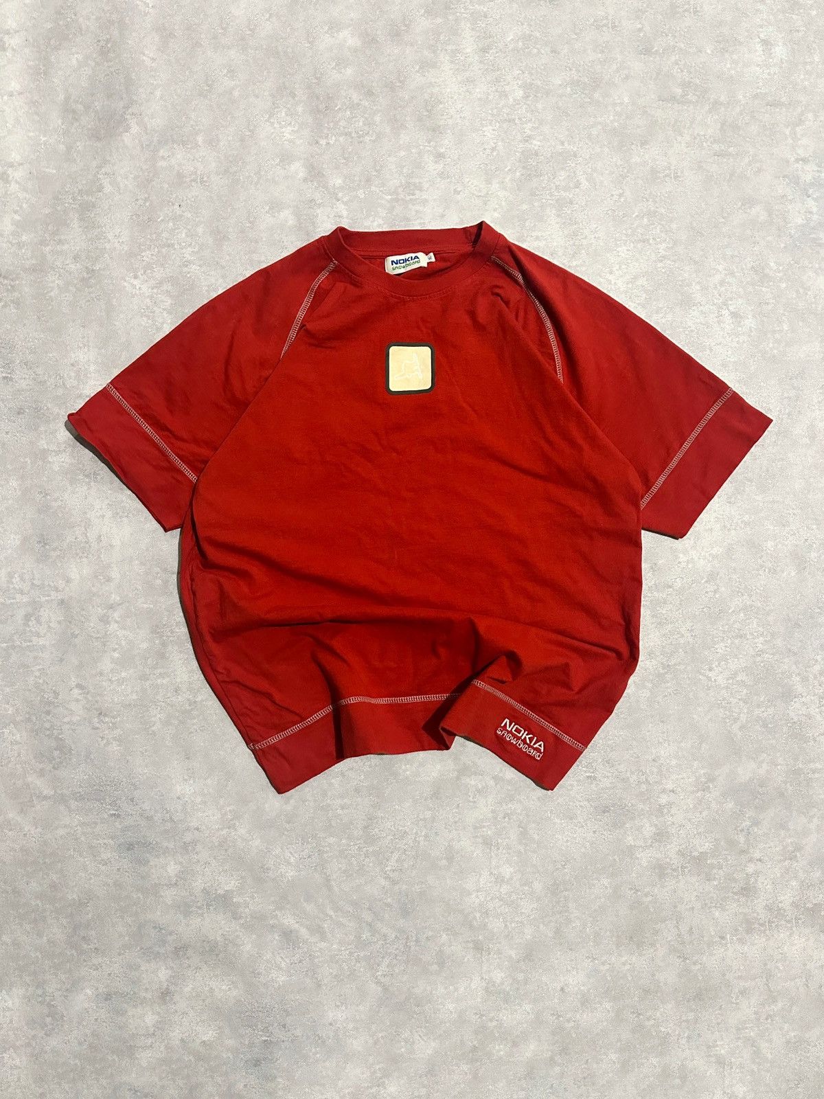 Vintage Nokia snowboard red tshirt tee phone vintage XL Size US XL / EU 56 / 4 - 1 Thumbnail