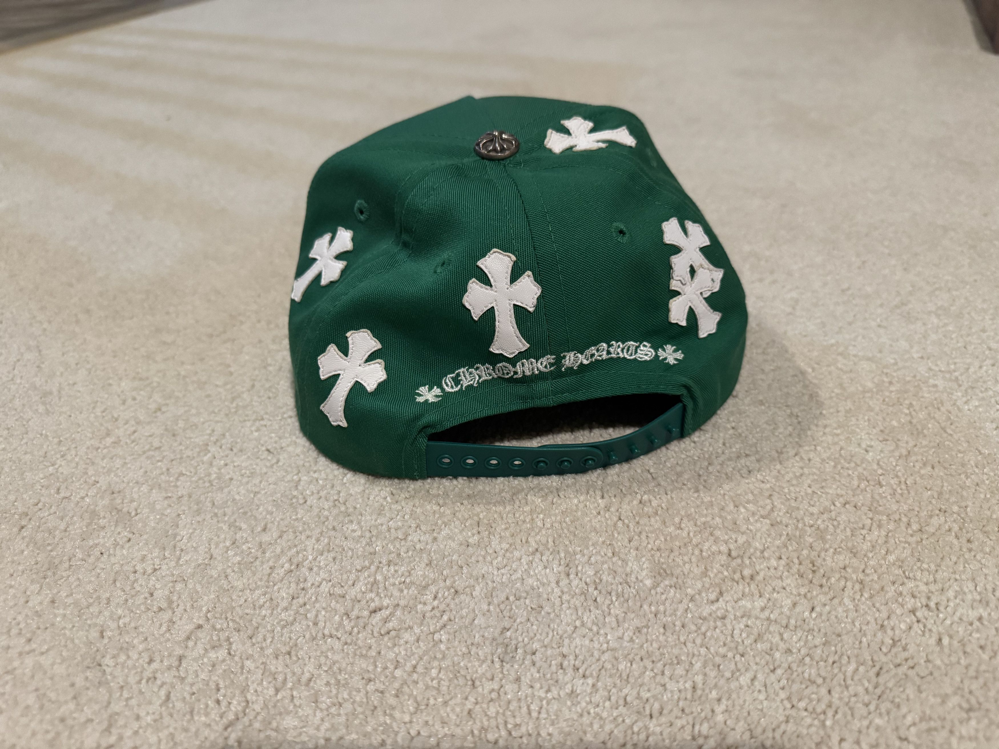 Chrome Hearts Chrome Hearts Green Cross Patch Hat Size ONE SIZE - 2 Thumbnail
