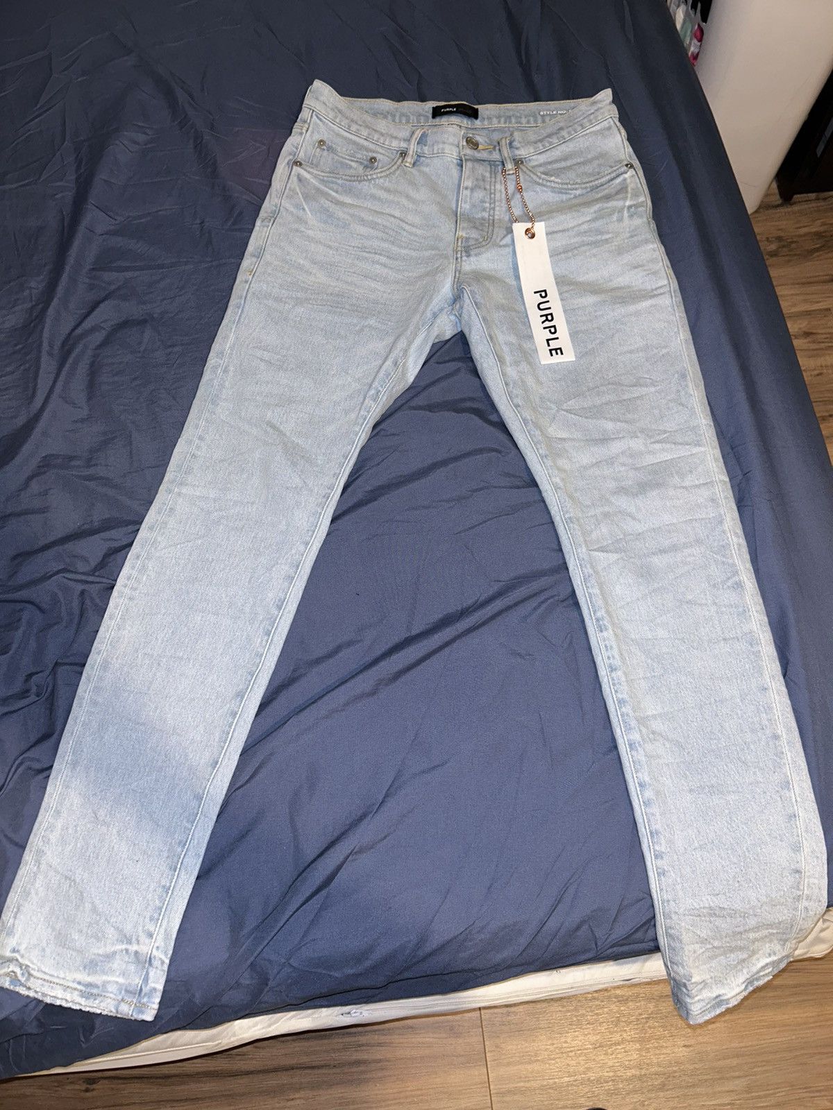 image of Purple Brand Denim Jeans Size 30 in Blue, Men's