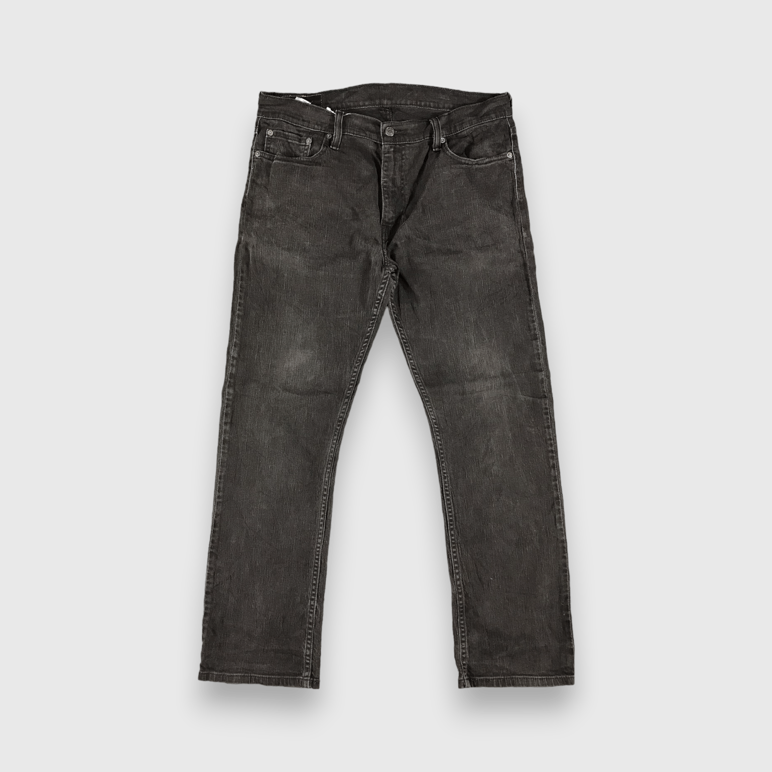 Levi's Vintage Faded Black Levis 514 Jeans-J2654 Size US 35 - 1 Thumbnail