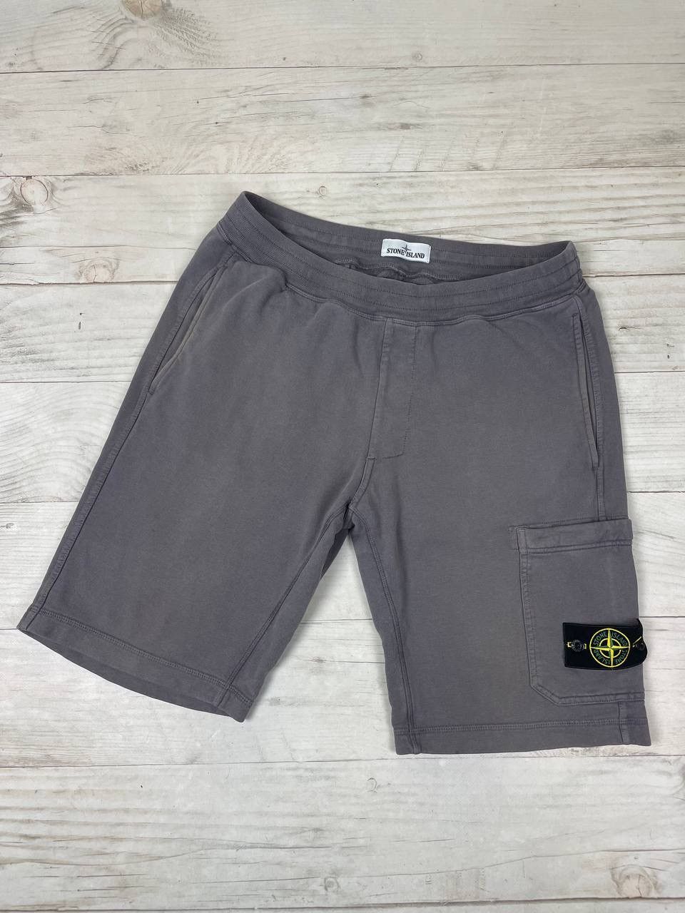 Stone Island Sweat Shorts Cargo Faded
