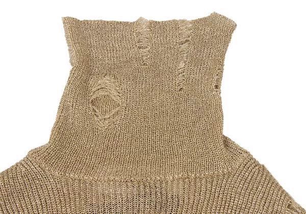 Comme des Garcons Comme des Garcons Vintage gold hole knitted top Size S / US 4 / IT 40 - 4 Thumbnail