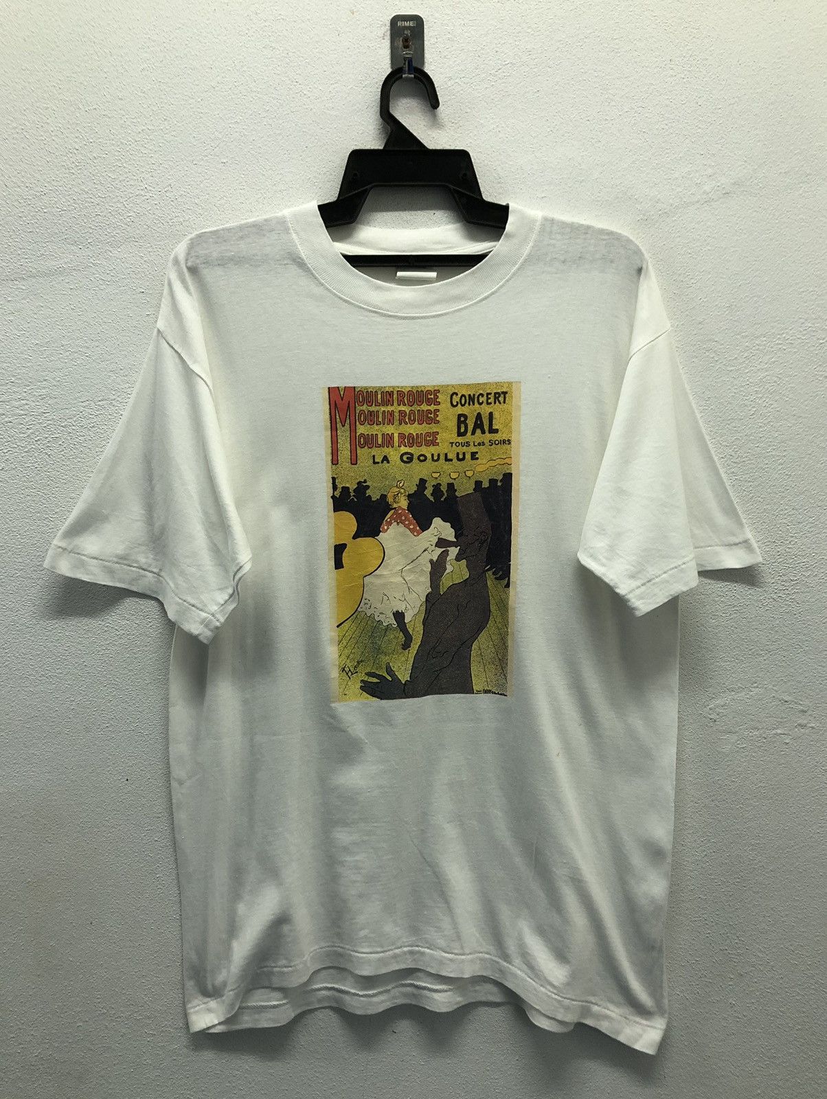 Vintage Vintage Moulin Rouge Concert Bal Tous Les Soirs T-Shirt Size US L / EU 52-54 / 3 - 1 Thumbnail