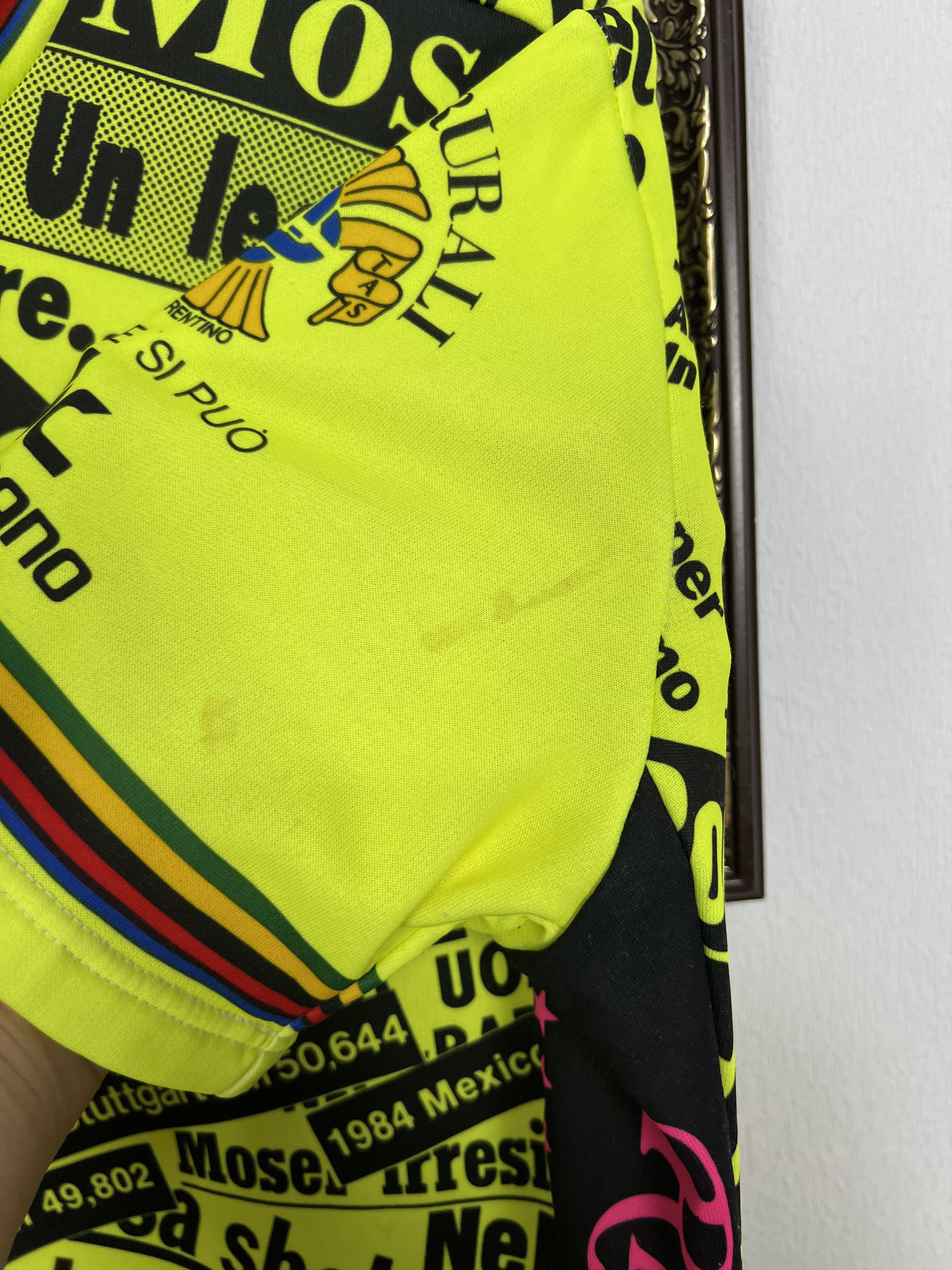 Vintage Francesco Moser Retirement Cycling Jersey Maglia Italy Size US L / EU 52-54 / 3 - 6 Thumbnail