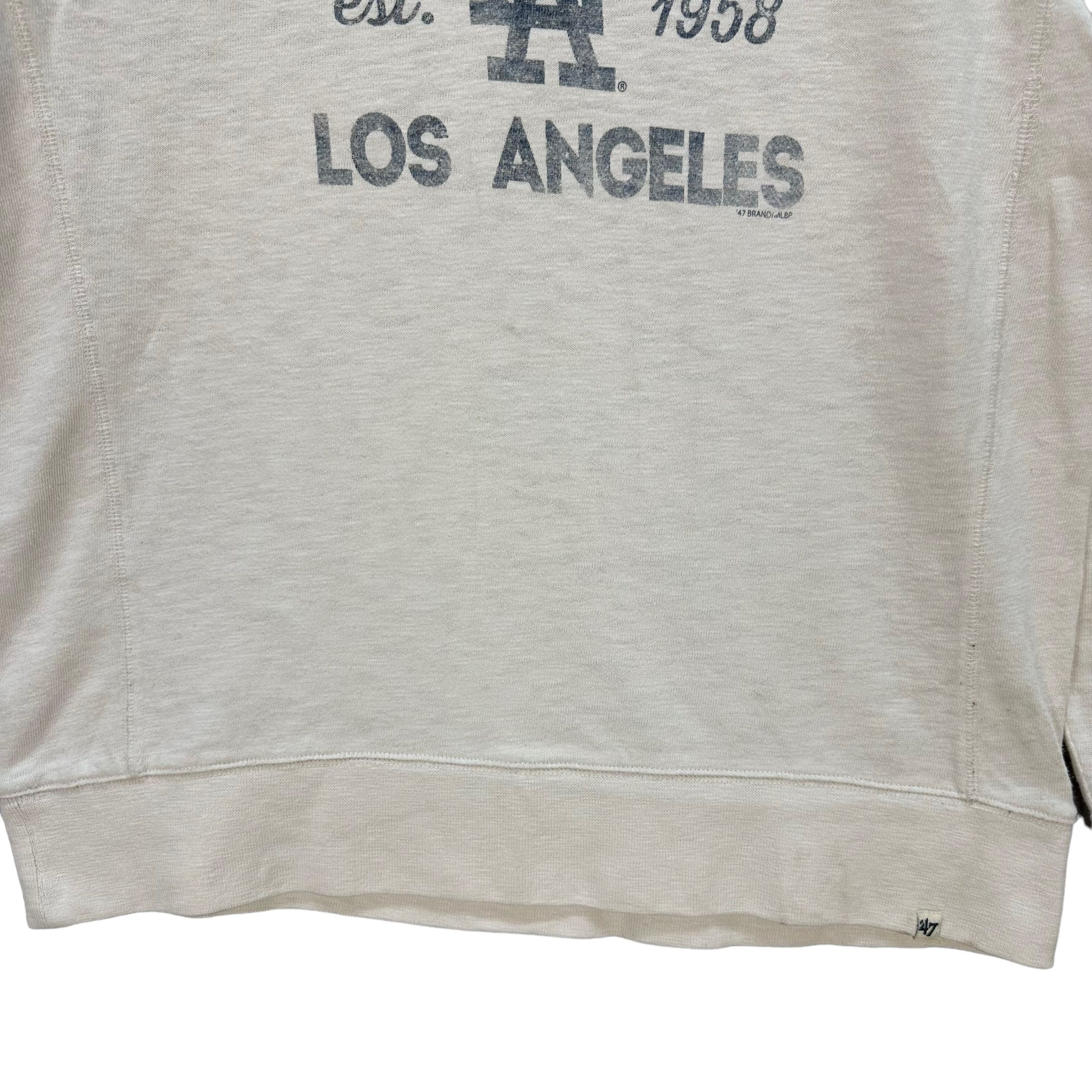 47 Brand Los Angeles Dodgers Big Logo Crewneck Sweatshirt #A4-0074 Size US M / EU 48-50 / 2 - 4 Thumbnail