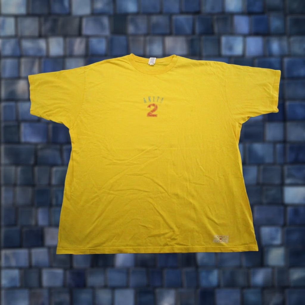 Gap VINTAGE Gap Baseball T-Shirt 2XL Yellow Cotton Read Double-Sided Mens Shirt Size US XXL / EU 58 / 5 - 1 Thumbnail