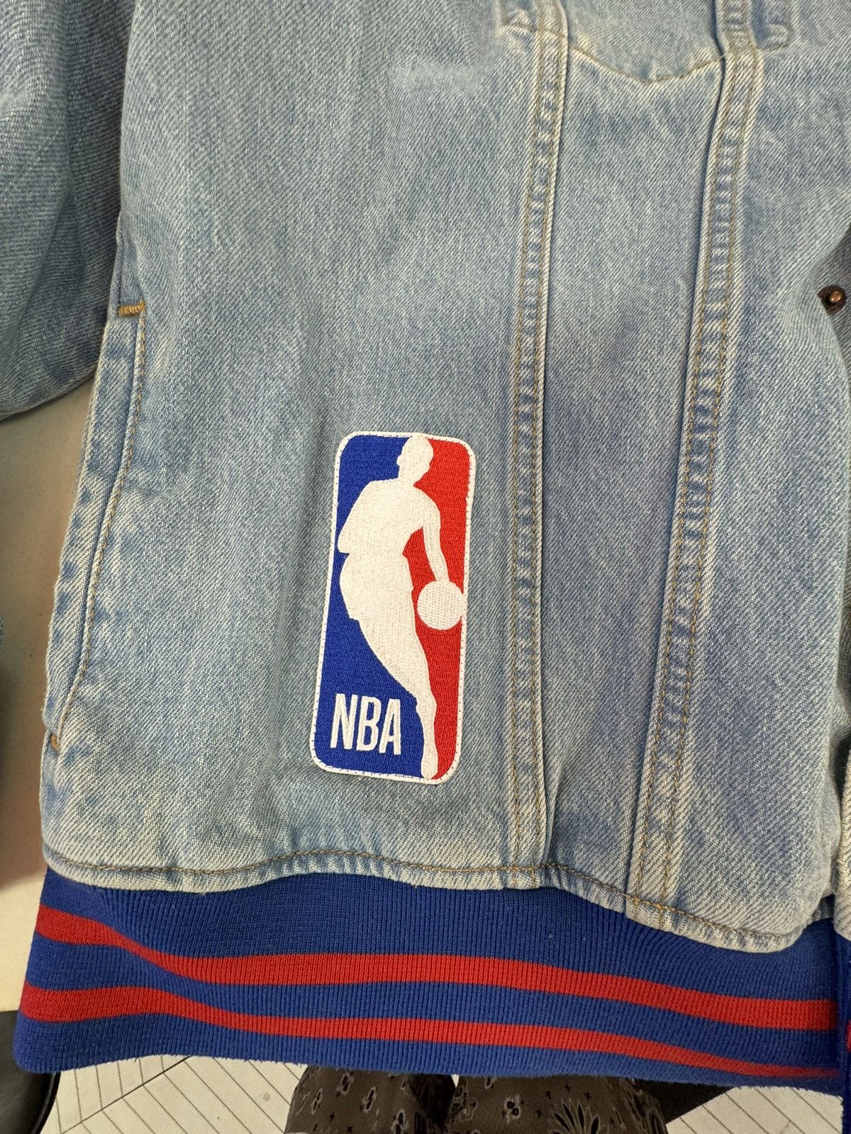 Levi's Levi’s x Just Don x NBA collab denim jacket Size US L / EU 52-54 / 3 - 3 Thumbnail