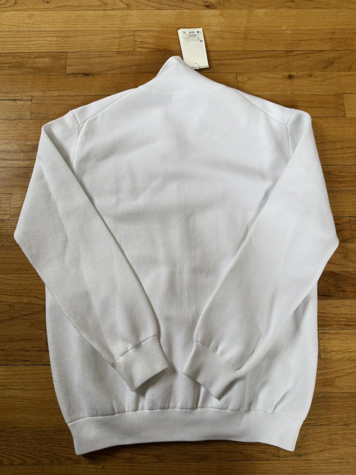 Gucci Gucci Waffle Knit Track Jacket with Web Size US M / EU 48-50 / 2 - 5 Thumbnail