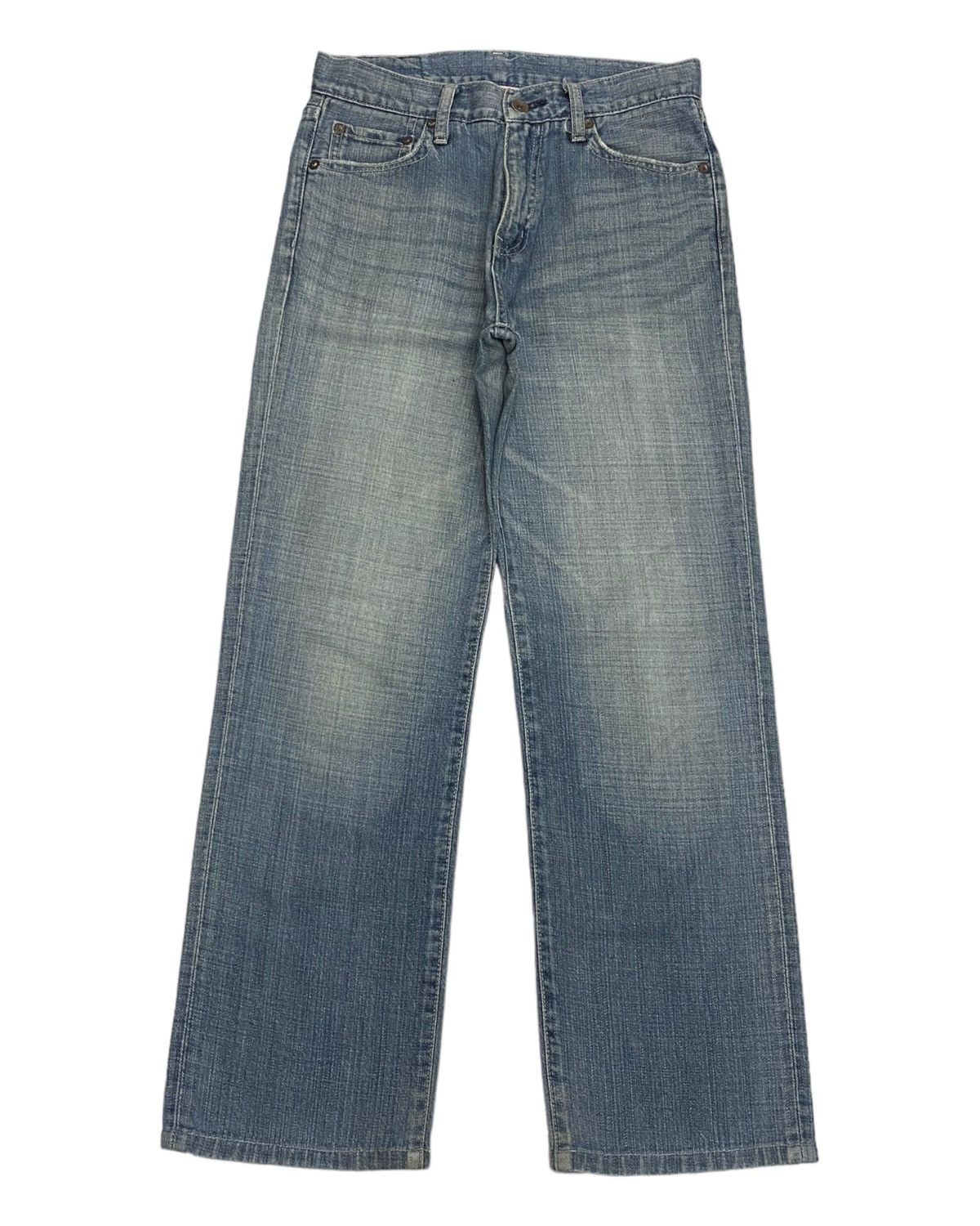 Japanese Brand VINTAGE UNIQLO S-002 DISTRESSED DENIM JEANS Size US 29 - 1 Thumbnail