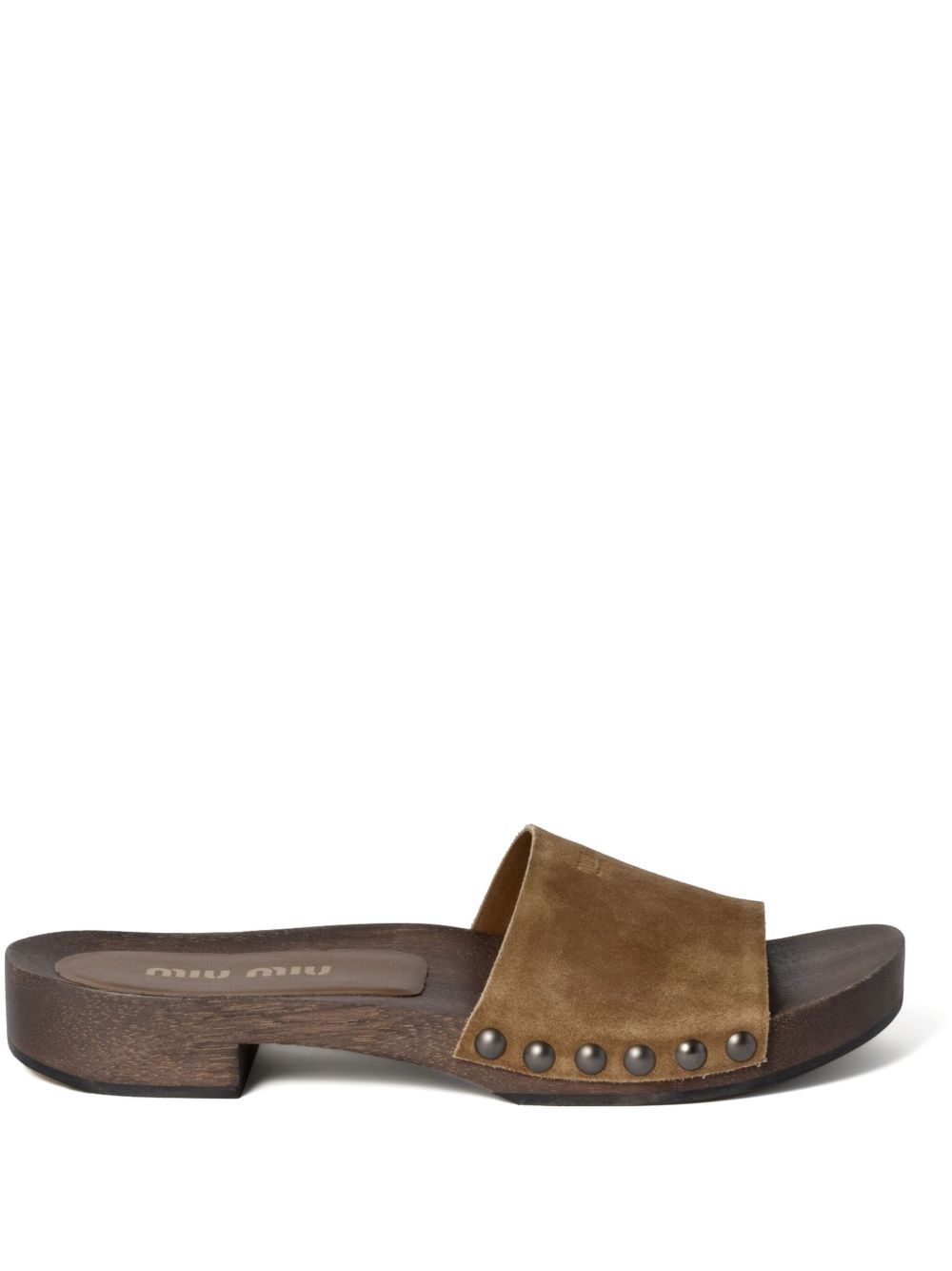 Miu Miu LEATHER SANDALS Size US 9 / IT 39 - 1 Thumbnail