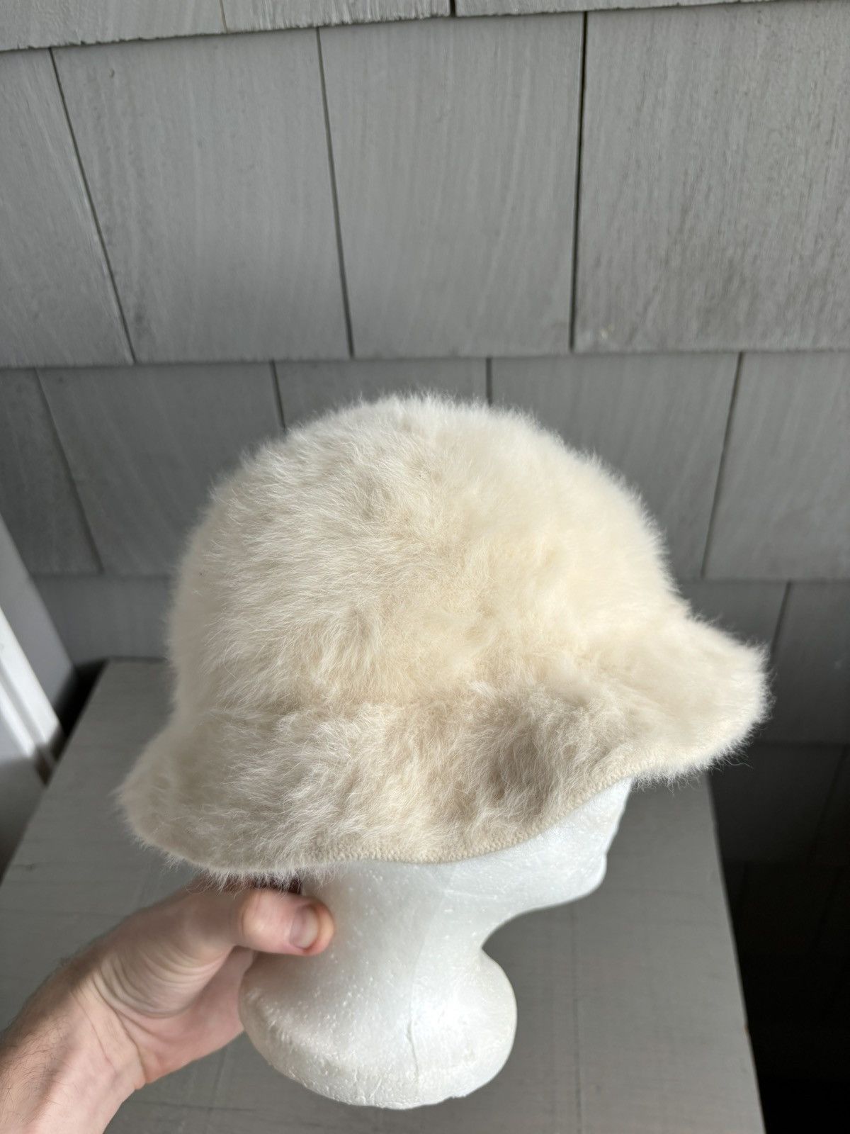 Kangol × Vintage 1990s Vintage Kangol Bucket Hat Medium Furgora Grouser UK Size ONE SIZE - 9 Thumbnail