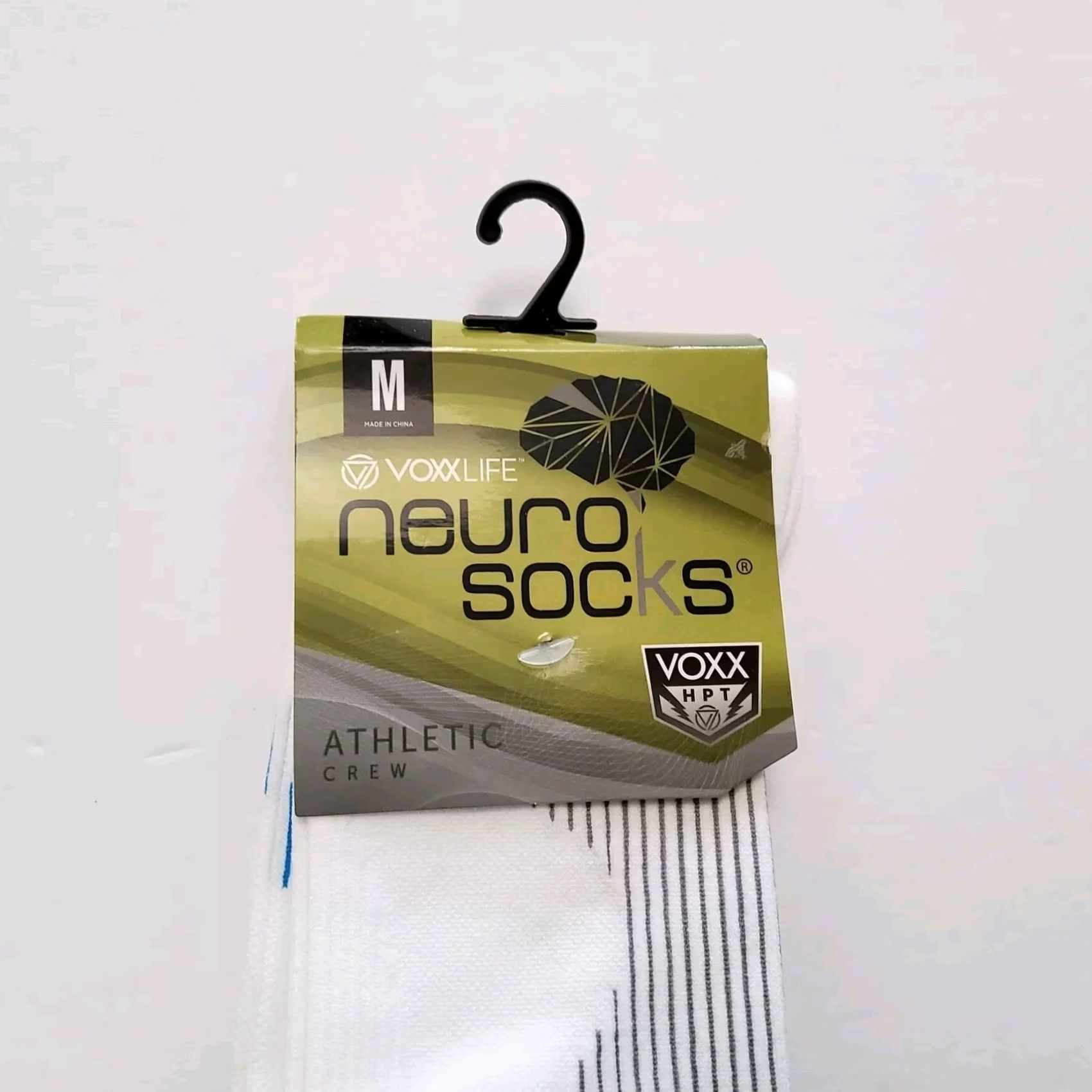 Alife Voxx Life Stasis Neuro Socks Athletic Crew Size M White Men Size ONE SIZE - 3 Thumbnail