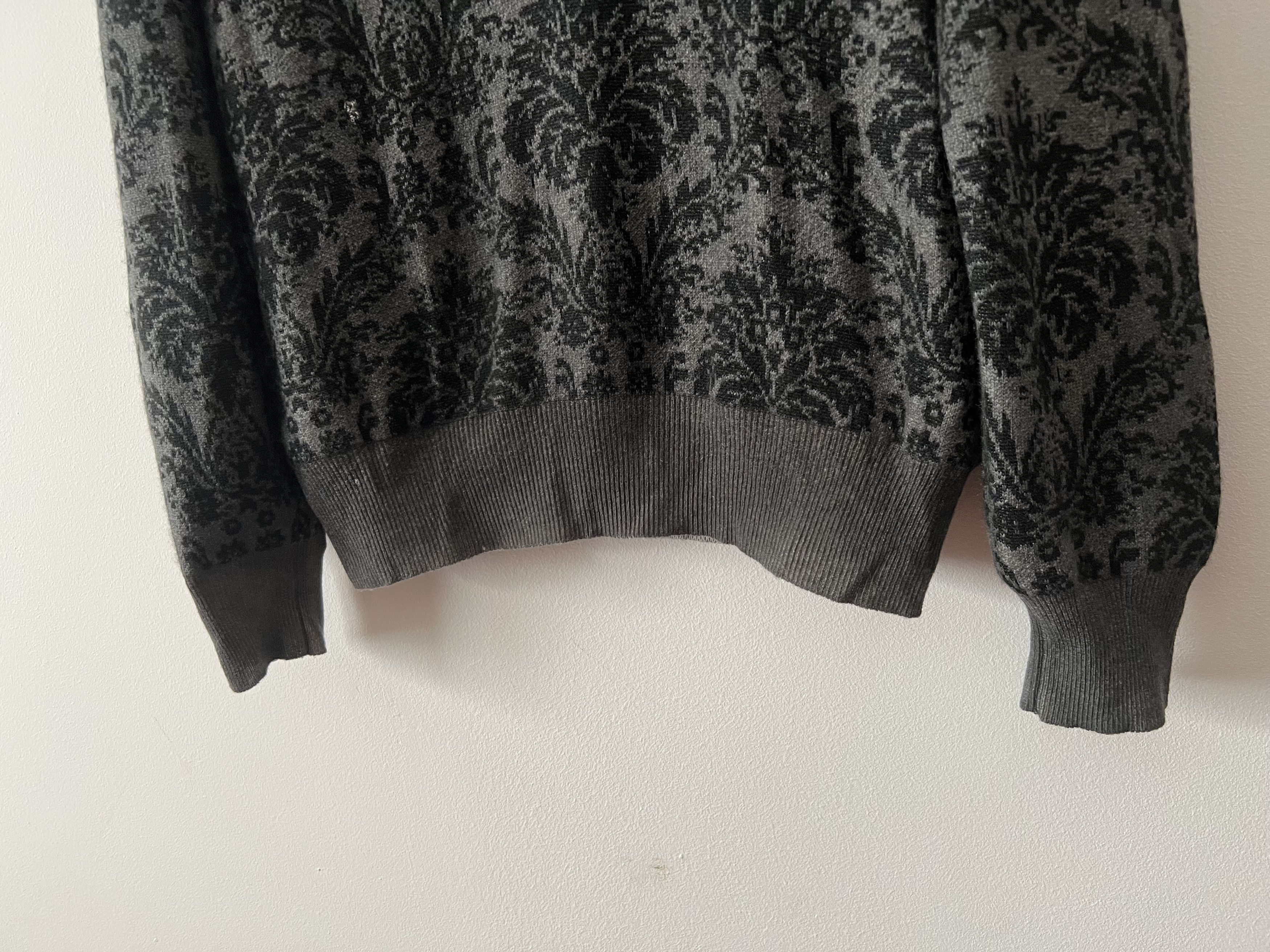 Avant Toi Floral Cashmere Sweater Jacquard Size US M / EU 48-50 / 2 - 5 Thumbnail