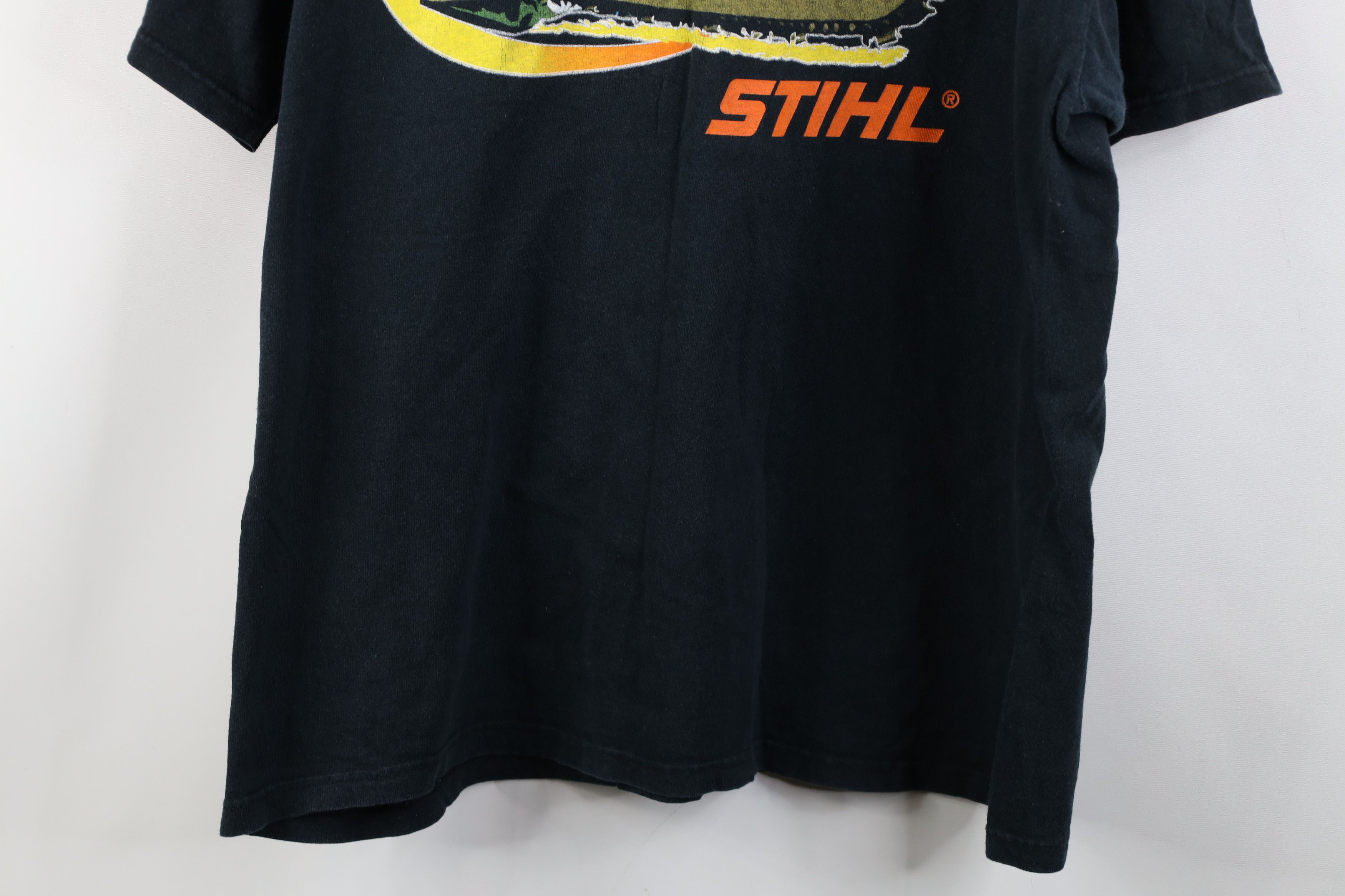 Fruit Of The Loom Vintage 90s Y2K Stihl Chainsaw Short Sleeve T-Shirt Size US XL / EU 56 / 4 - 14 Thumbnail
