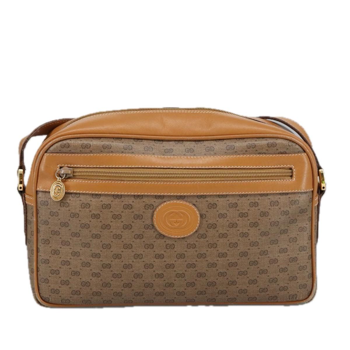 Gucci GUCCI Micro GG Supreme Shoulder Bag Pvc Leather Beige Gold Size ONE SIZE - 2 Thumbnail