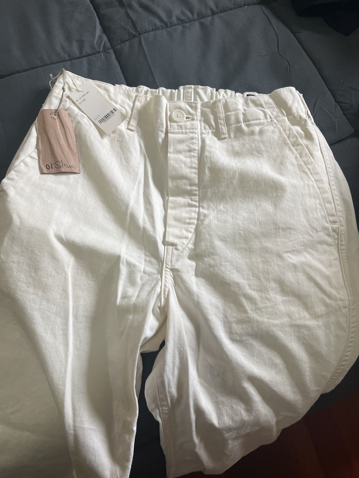 Image of Orslow French Work Pant Size 1 in White, Men's