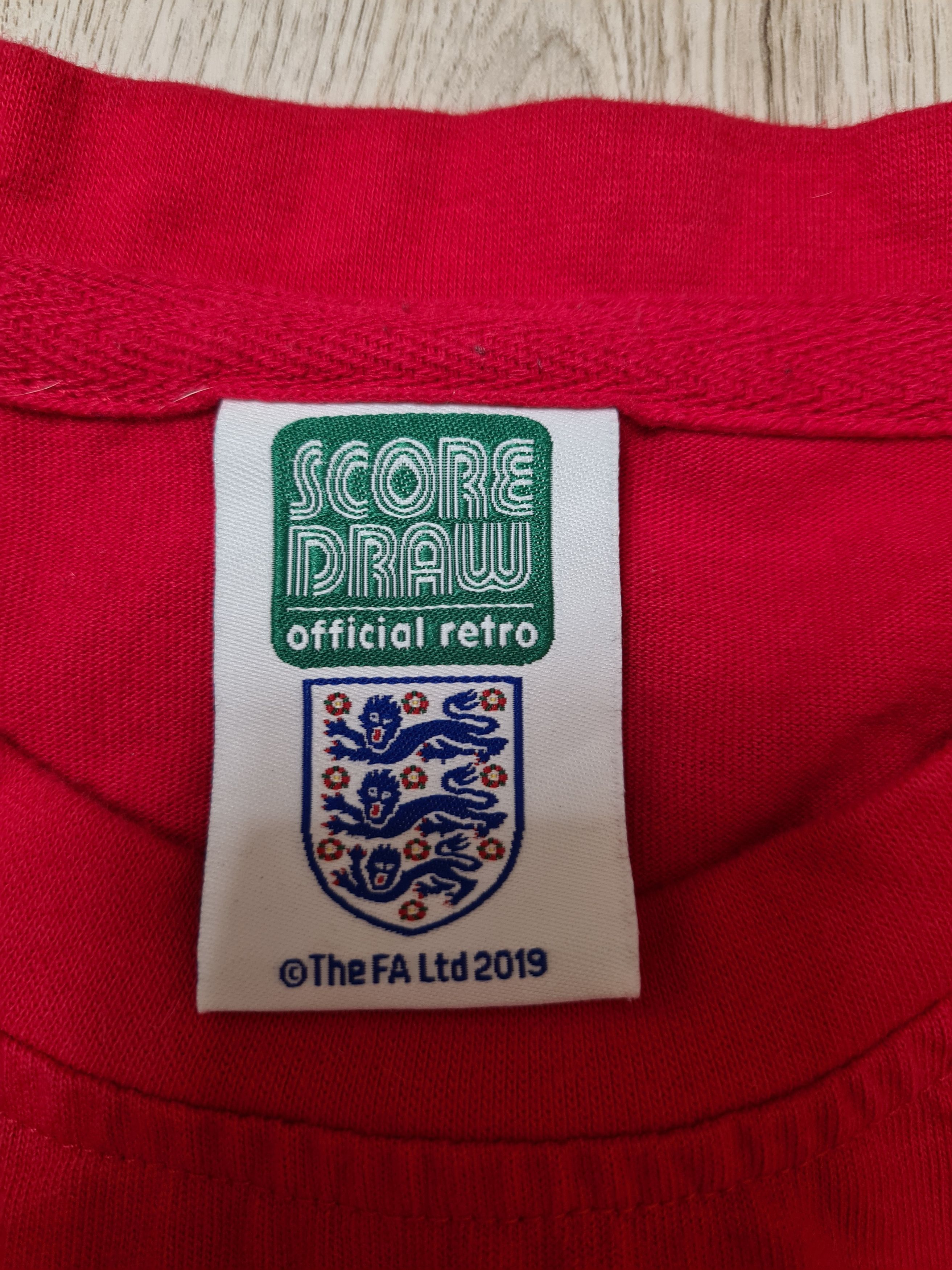Vintage ENGLAND 1966 1970 FOOTBALL SHIRT SOCCER JERSEY Size US XL / EU 56 / 4 - 6 Thumbnail