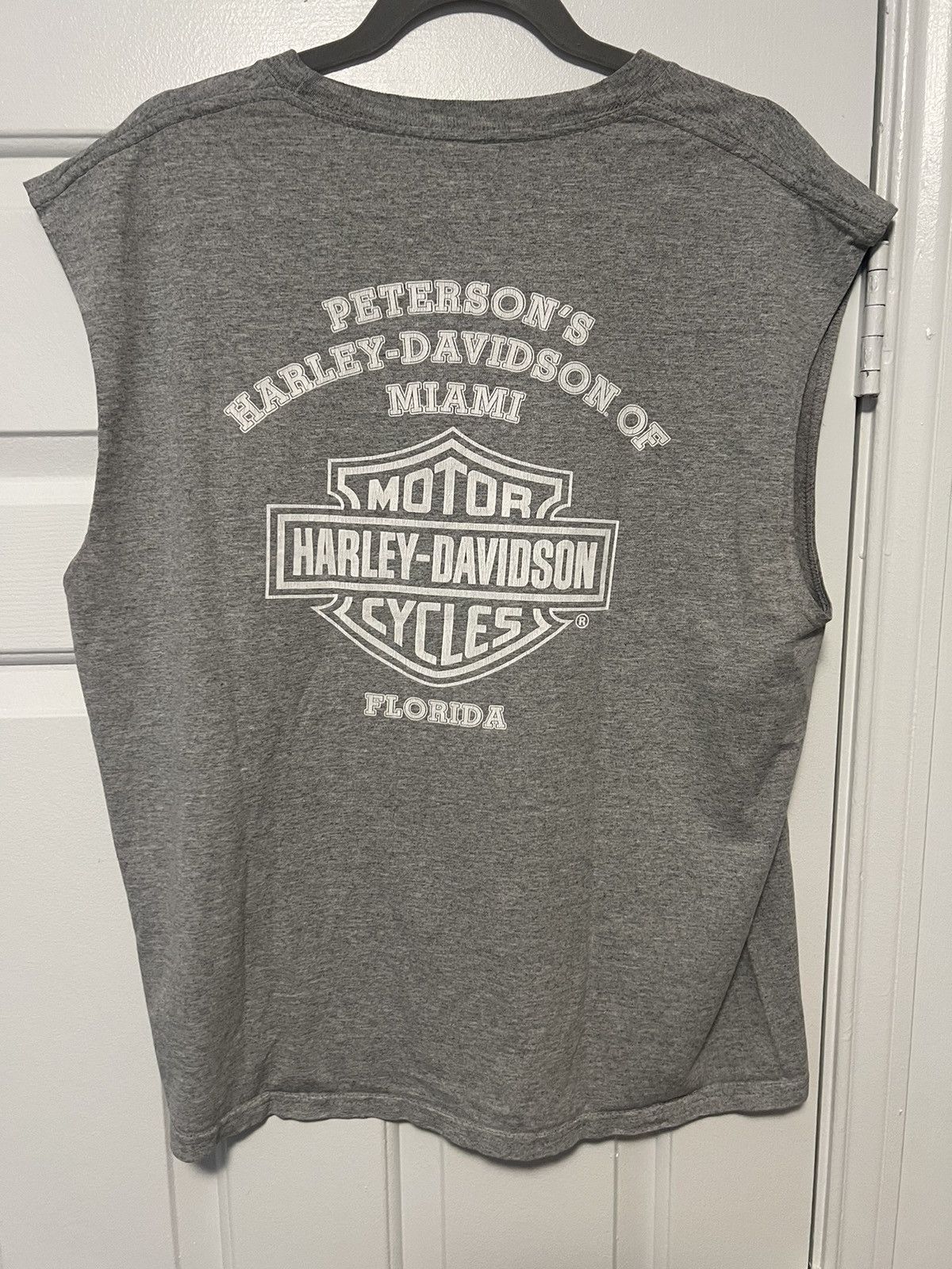 Harley Davidson Harley Davidson Vintage Miami Sleeveless Tee Size US L / EU 52-54 / 3 - 2 Thumbnail
