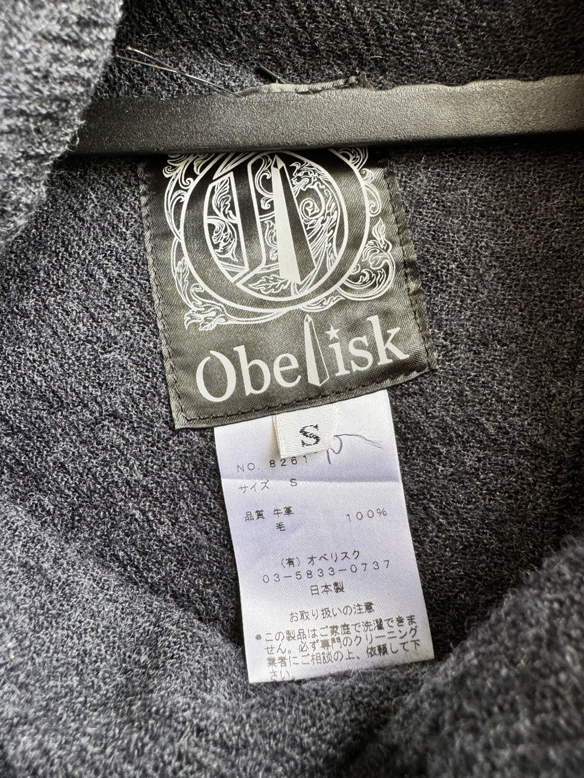 If Six Was Nine Avant Garde Obelisk Leather Jacket Size US XS / EU 42 / 0 - 16 Thumbnail